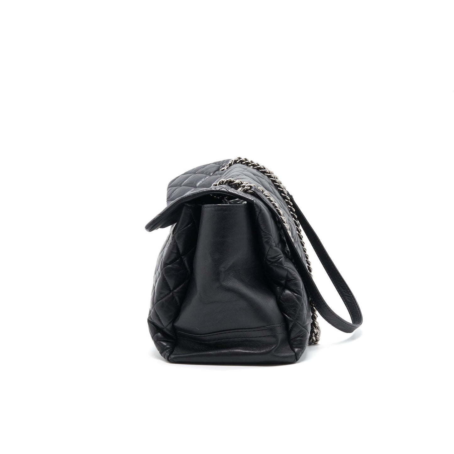 Chanel Calfskin Flap Bag Black