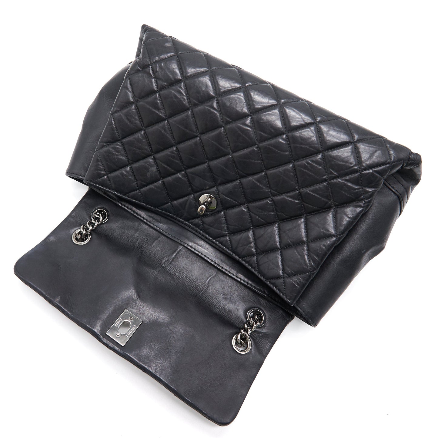 Chanel Calfskin Flap Bag Black