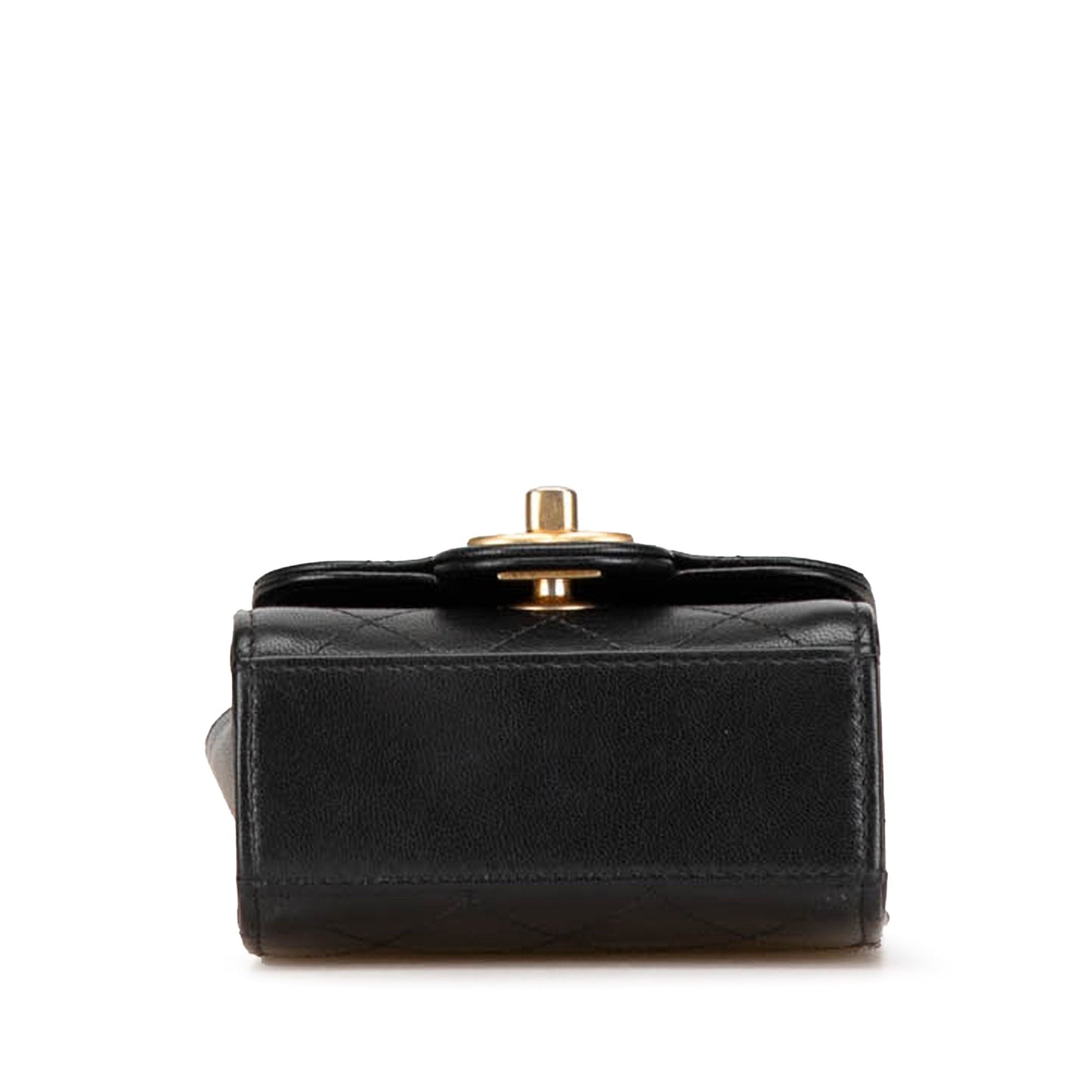 Chanel Sac Mini Goatskin Chic Pearls Clutch On Chain
