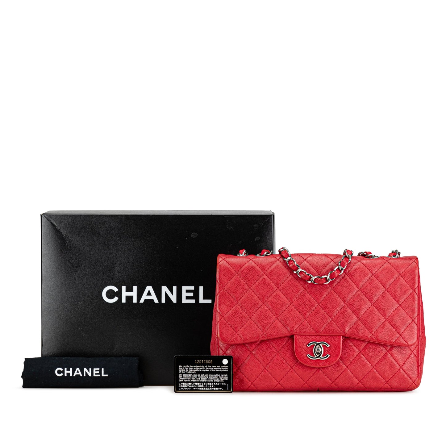 Chanel Sac Jumbo Classic Caviar Single Flap