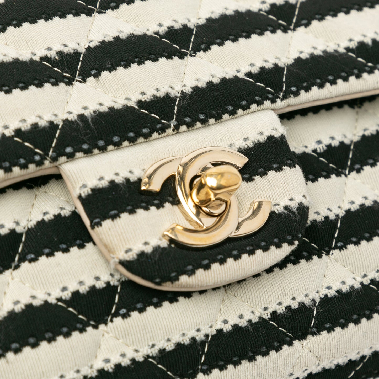 Chanel Sac Medium Classic Jersey Coco Sailor Double Flap
