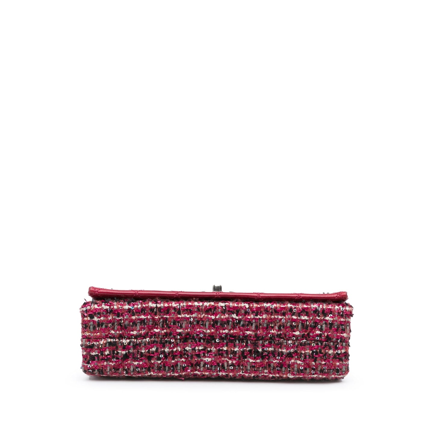 Chanel Sac CC Lambskin and Tweed Flap