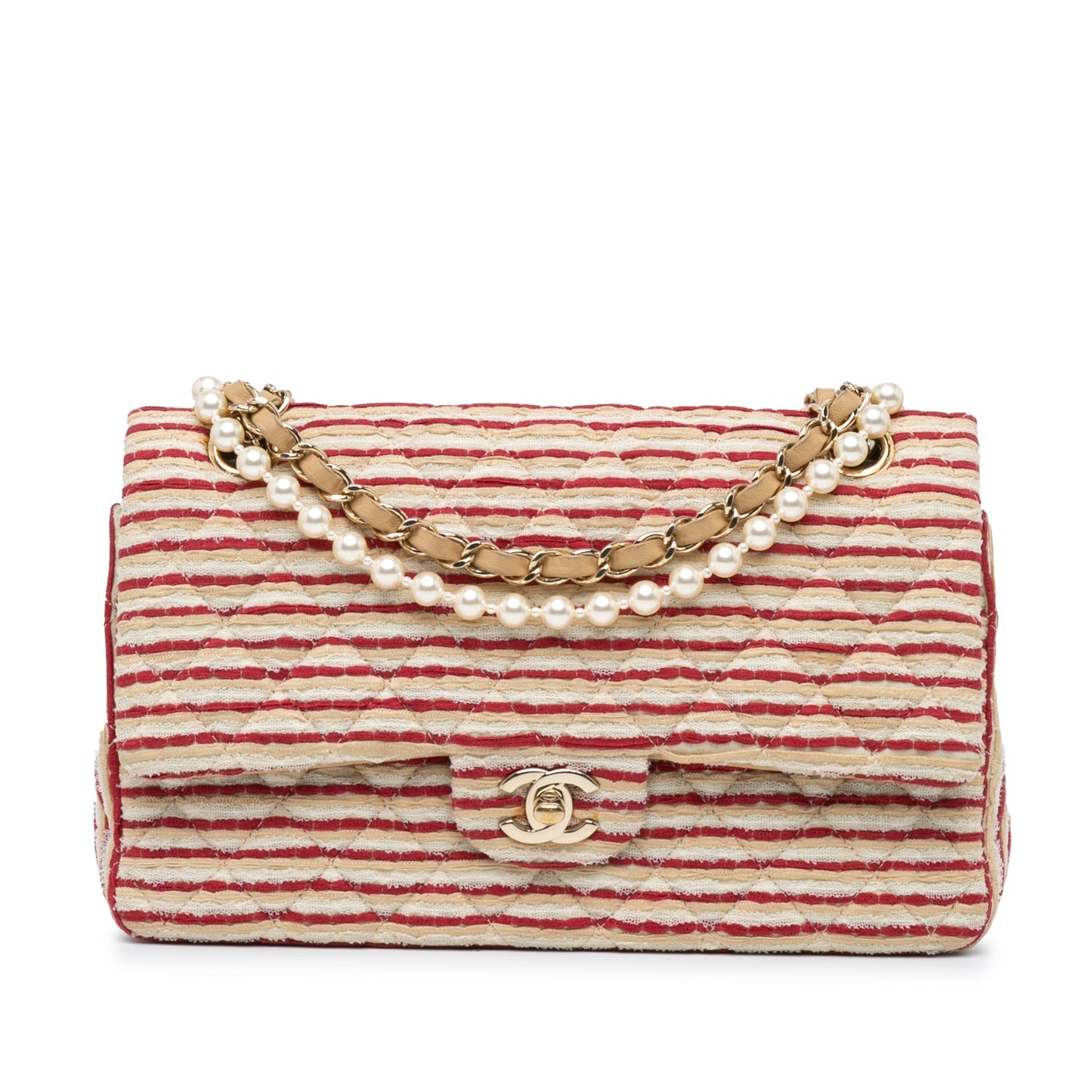 Chanel Sac Medium Classic Jersey Coco Sailor Double Flap
