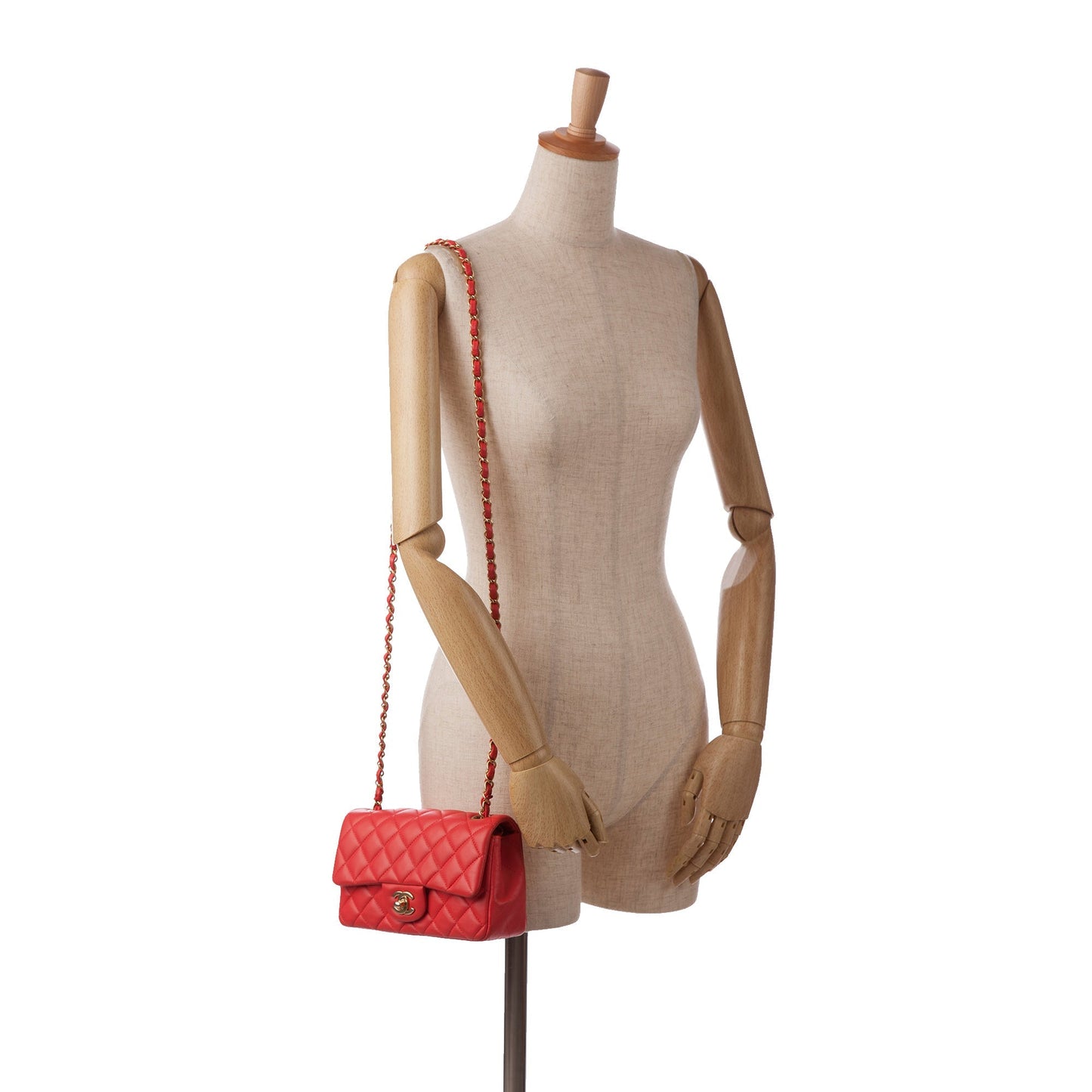 Chanel Sac Mini Rectangular Classic Lambskin Single Flap