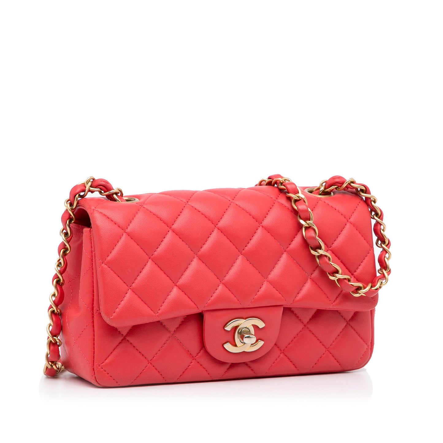 Chanel Sac Mini Rectangular Classic Lambskin Single Flap