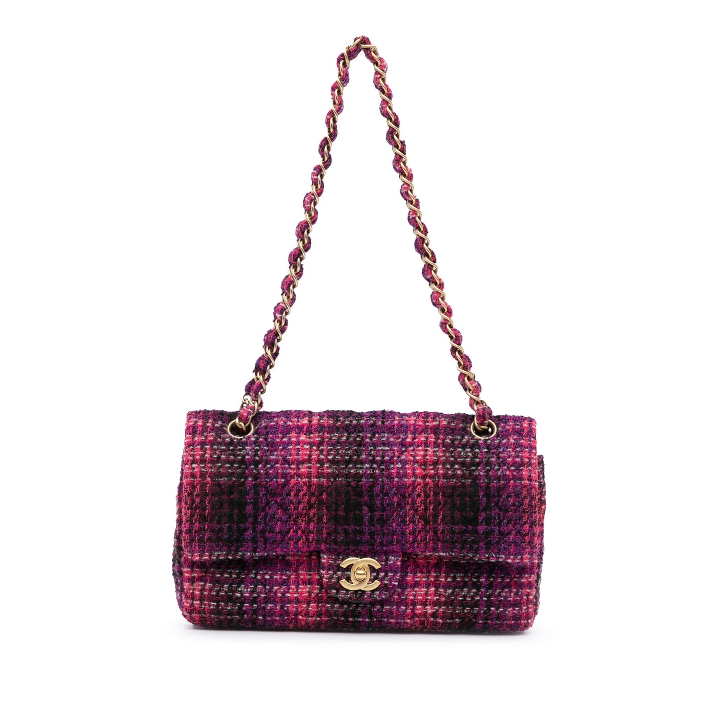 Chanel Sac Medium Classic Tweed Double Flap