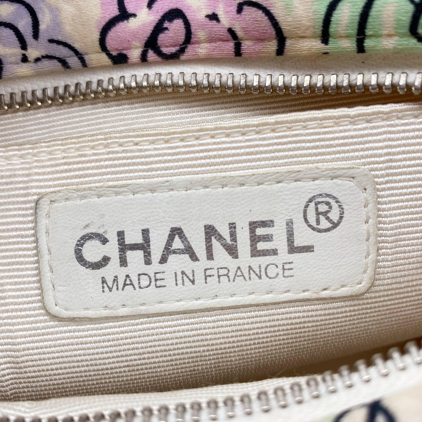 Chanel Vintage Flower CC Loge tote