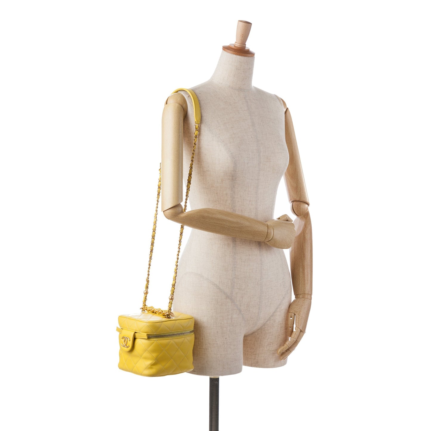 Chanel Sac CC Quilted Lambskin Vanity Case
