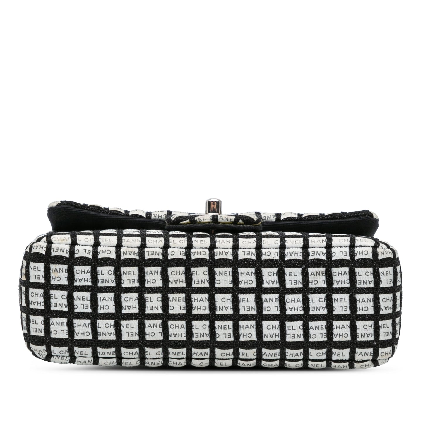 Chanel Sac Mini Rectangular Classic Ribbon Tweed Double Flap