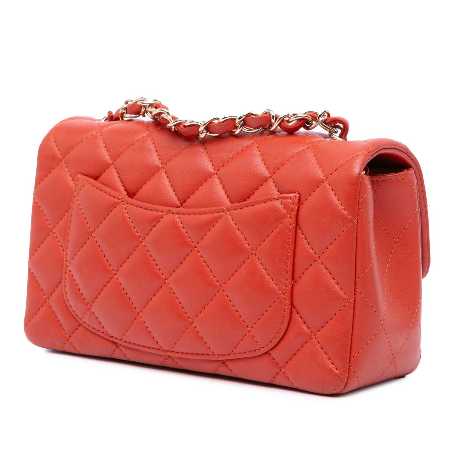 Chanel Sac Mini Rectangular Classic Lambskin Single Flap
