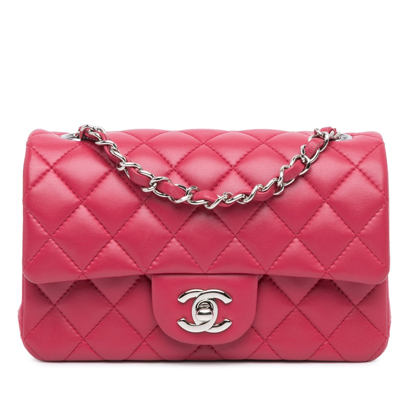 Chanel Sac Mini Rectangular Classic Lambskin Single Flap