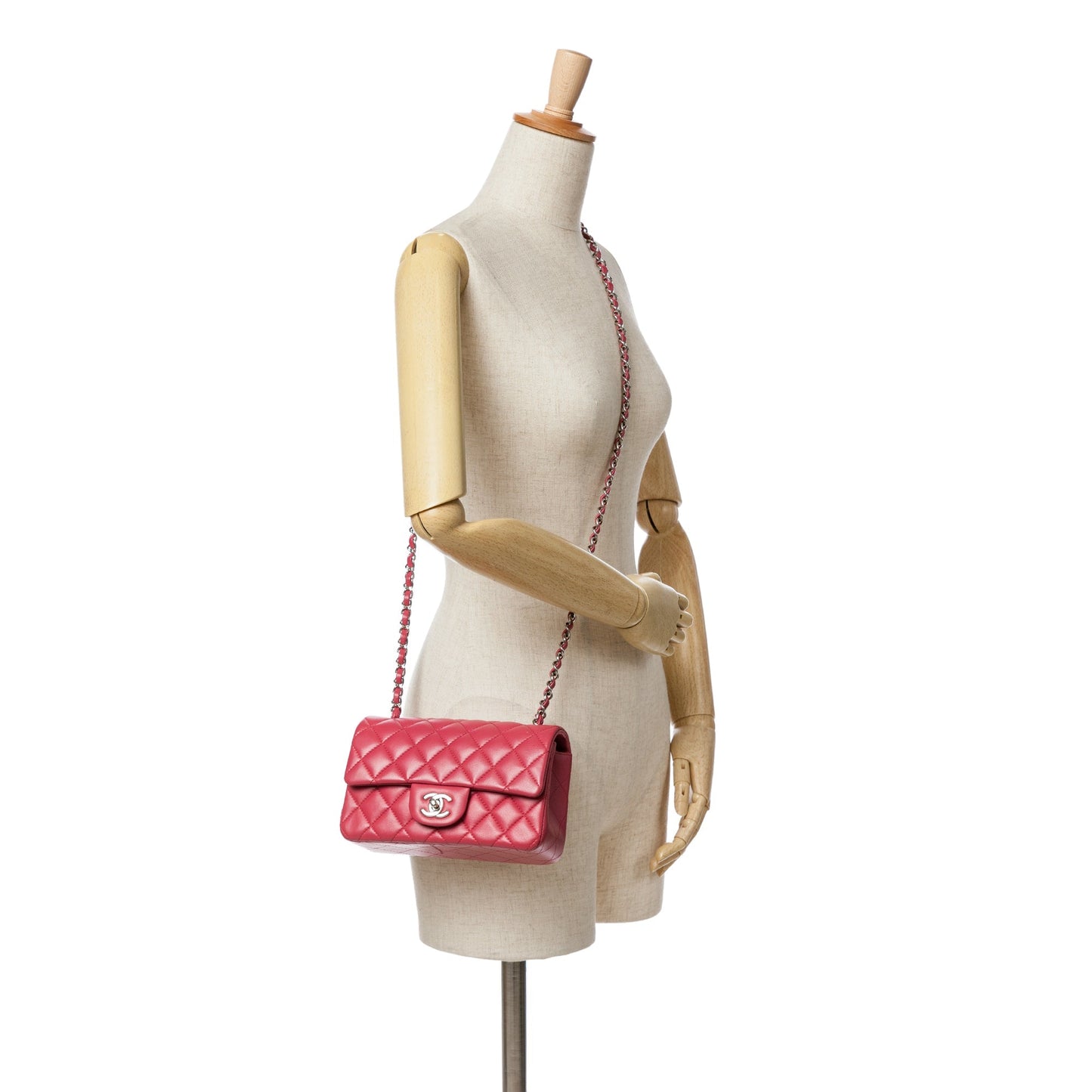 Chanel Sac Mini Rectangular Classic Lambskin Single Flap
