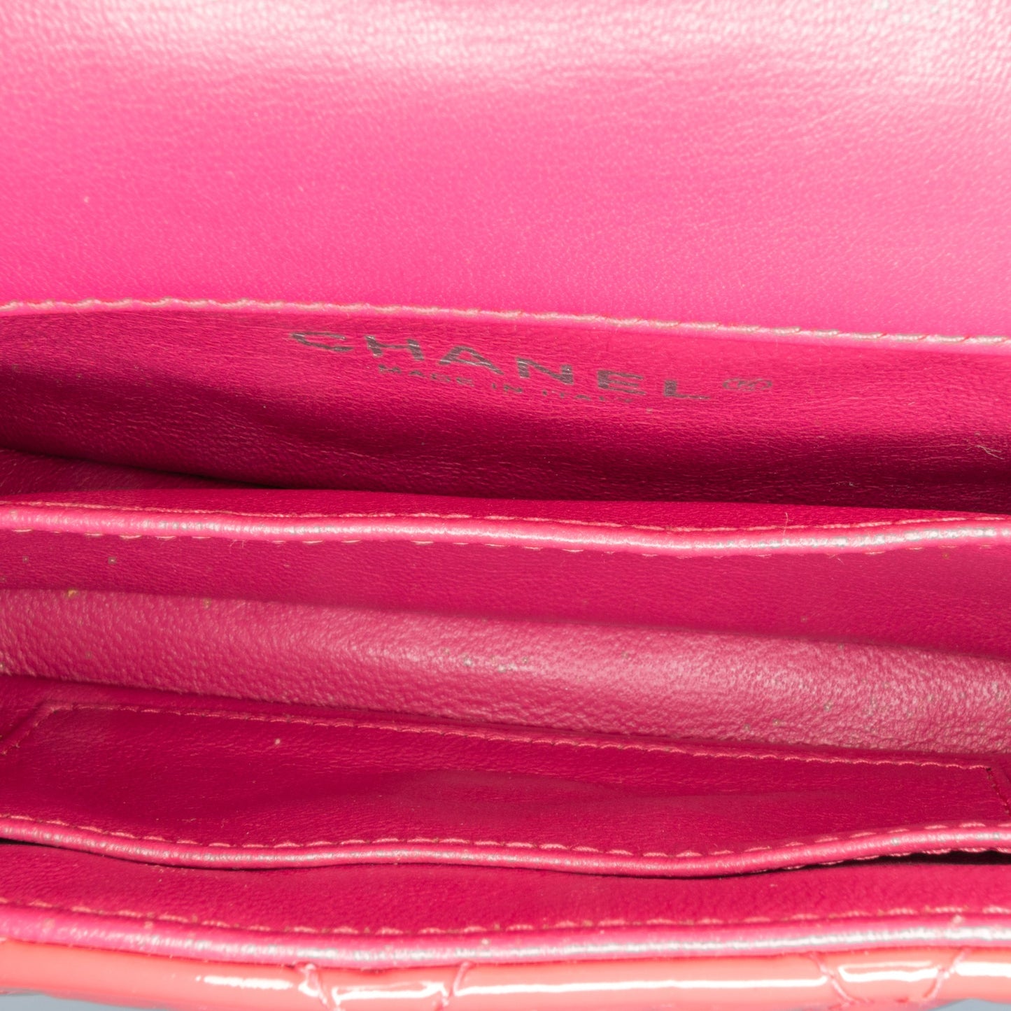 Chanel Sac Extra Mini Rectangular Classic Patent Flap