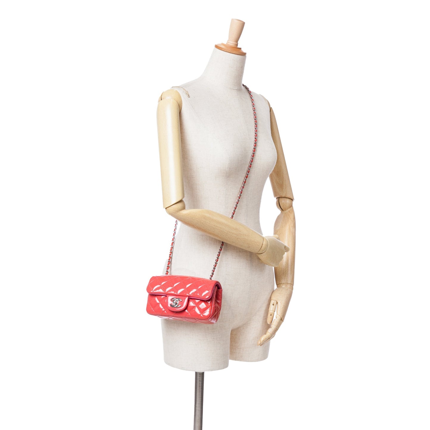 Chanel Sac Extra Mini Rectangular Classic Patent Flap