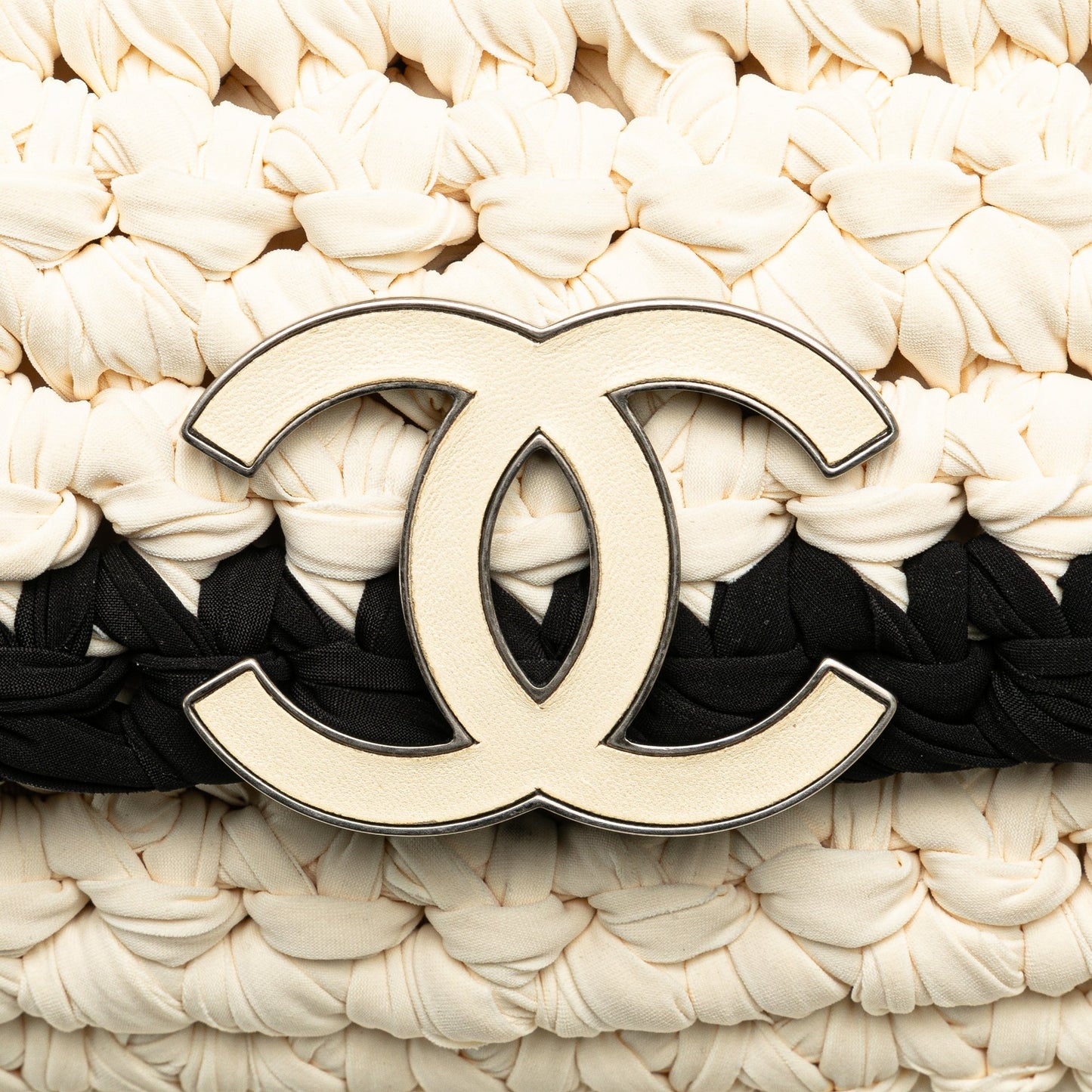 Chanel Sac Neoprene Fancy Crochet Flap