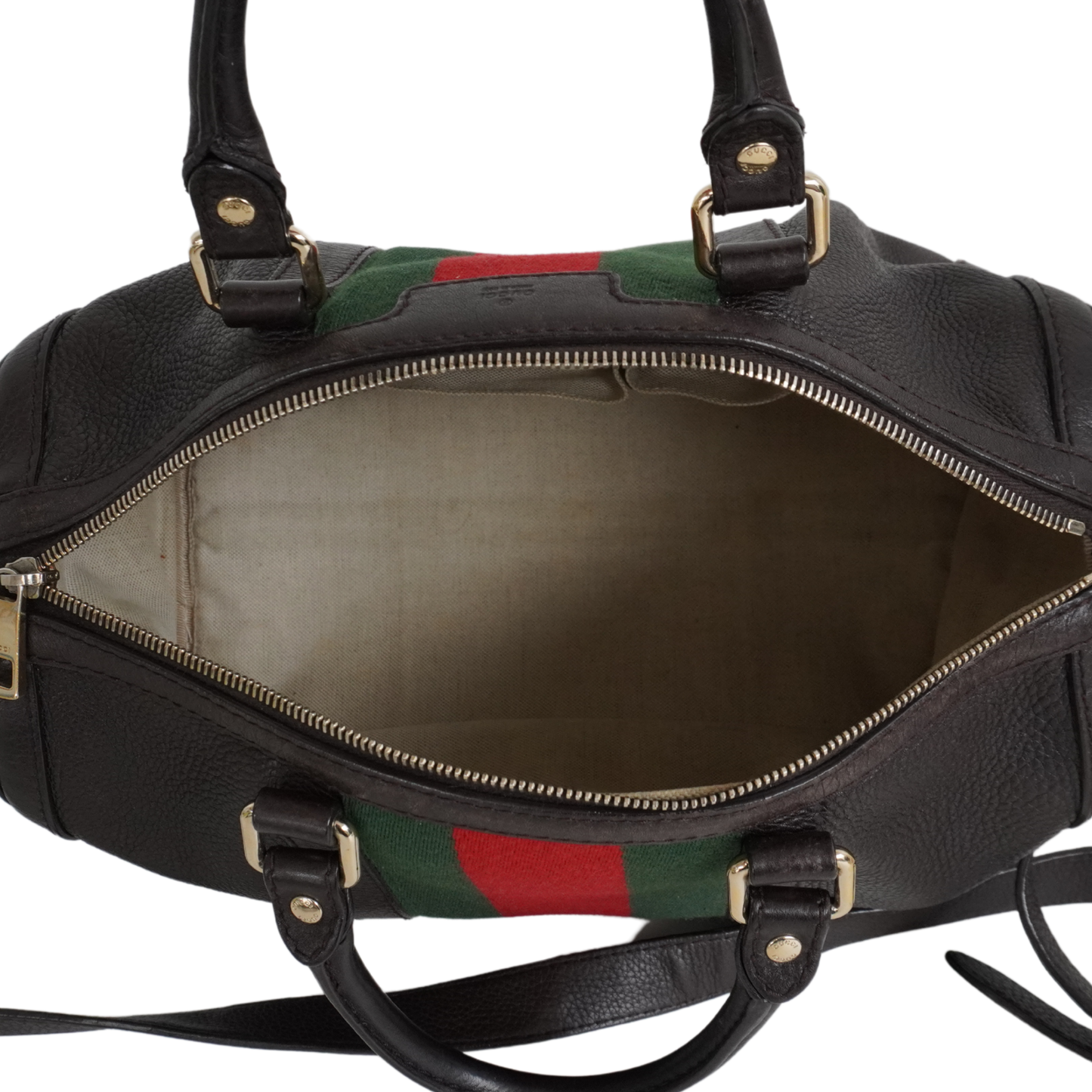 Gucci 'Web' Boston Bag