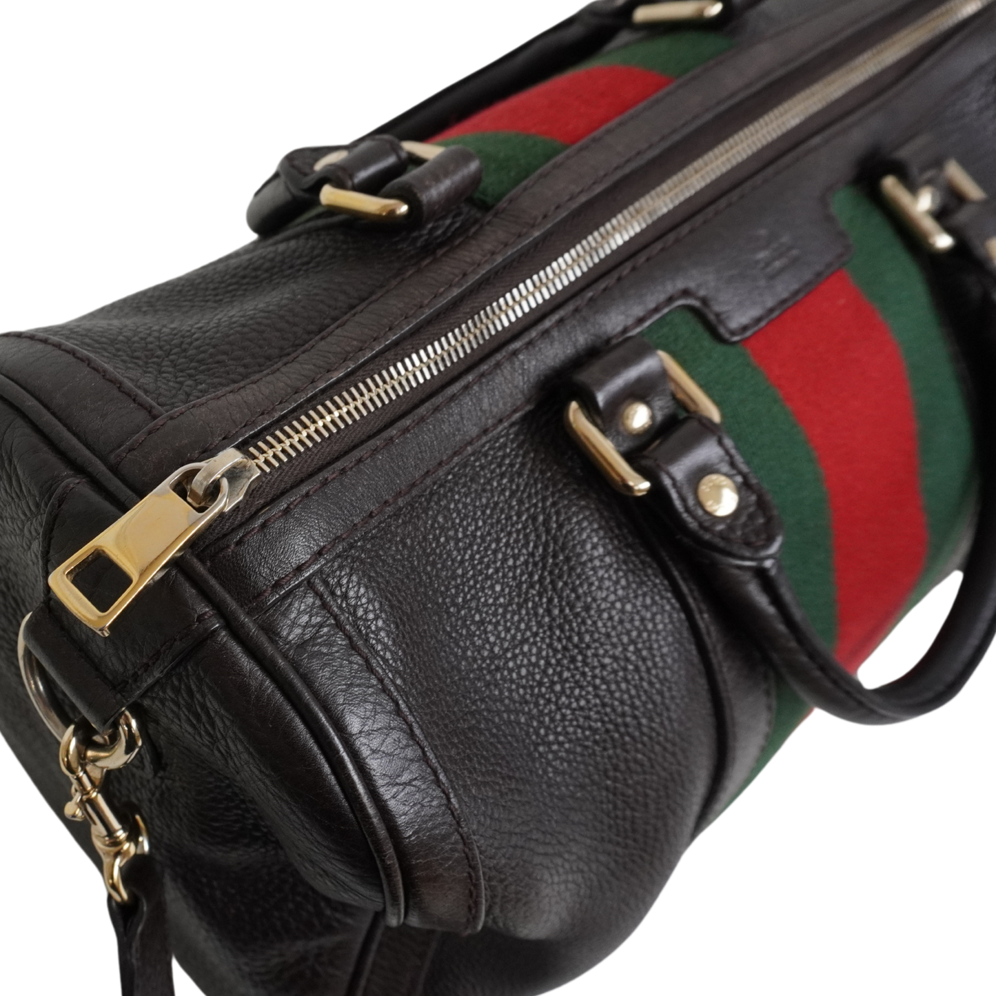 Gucci 'Web' Boston Bag