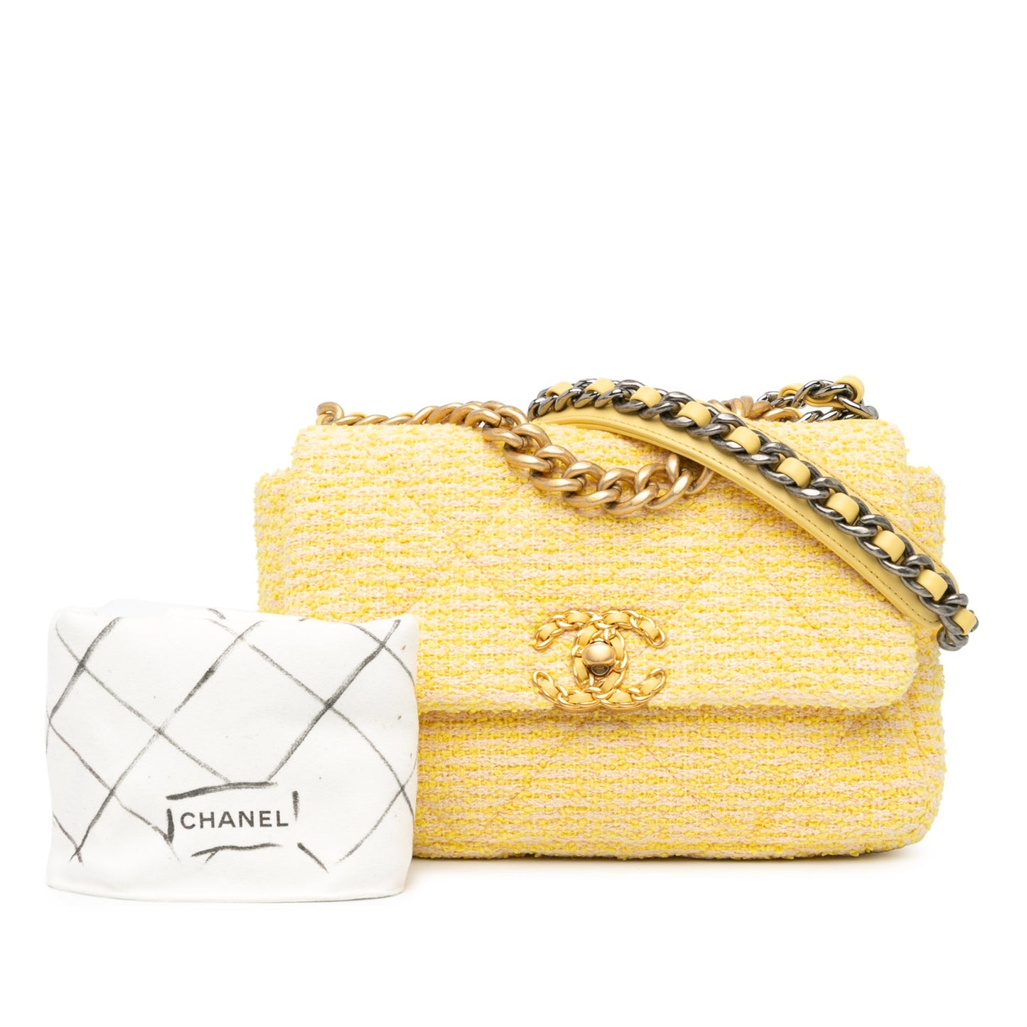 Chanel Sac Medium Tweed 19 Flap