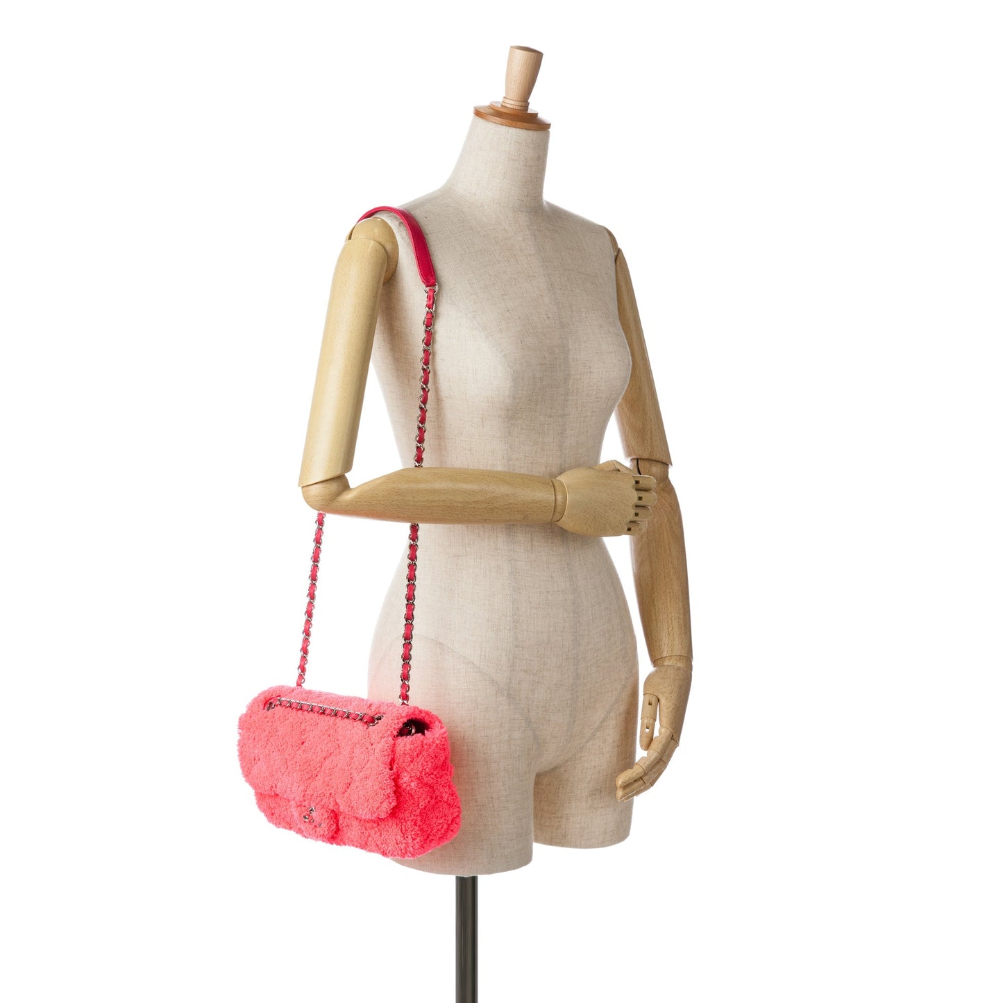 Chanel Sac Medium Quilted Terry Cloth Coco Beach Flap