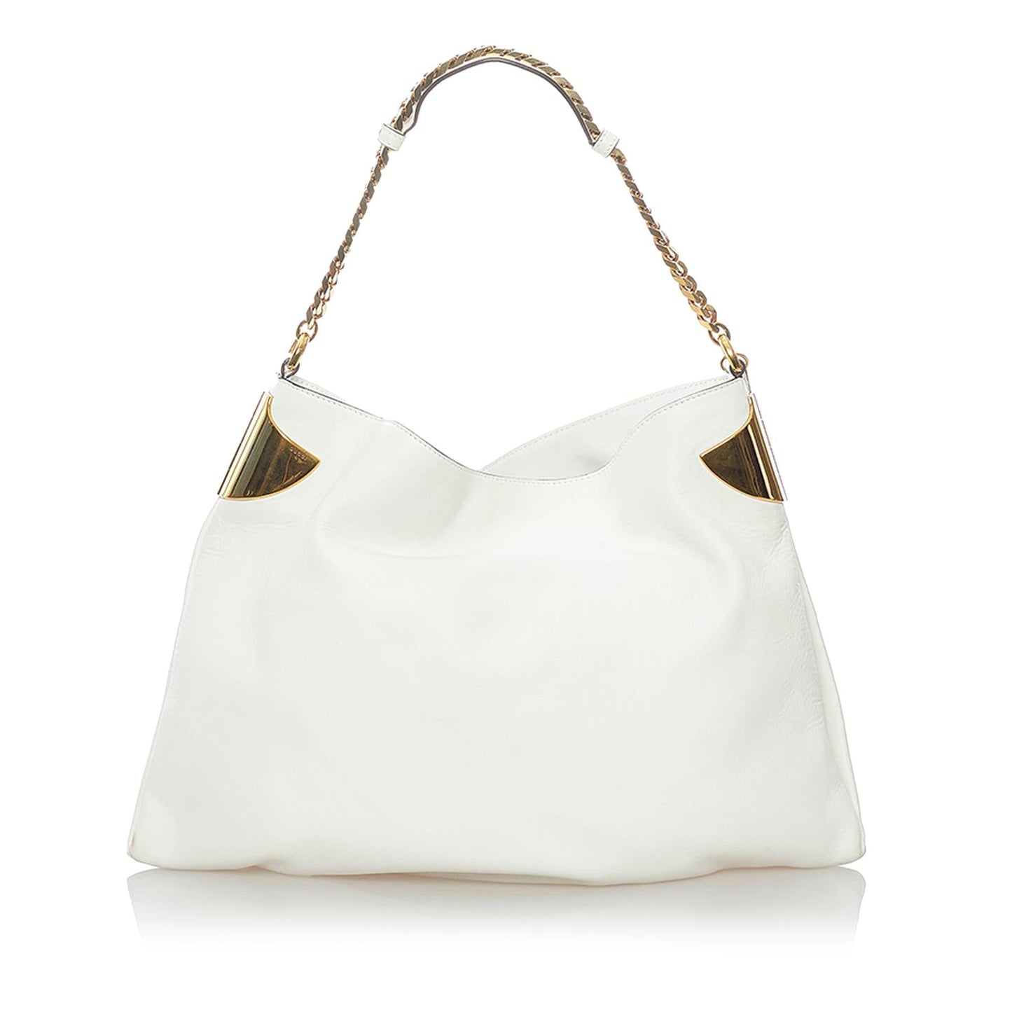 Gucci 1970 Leather Chain Hobo Bag (SHG-30869)