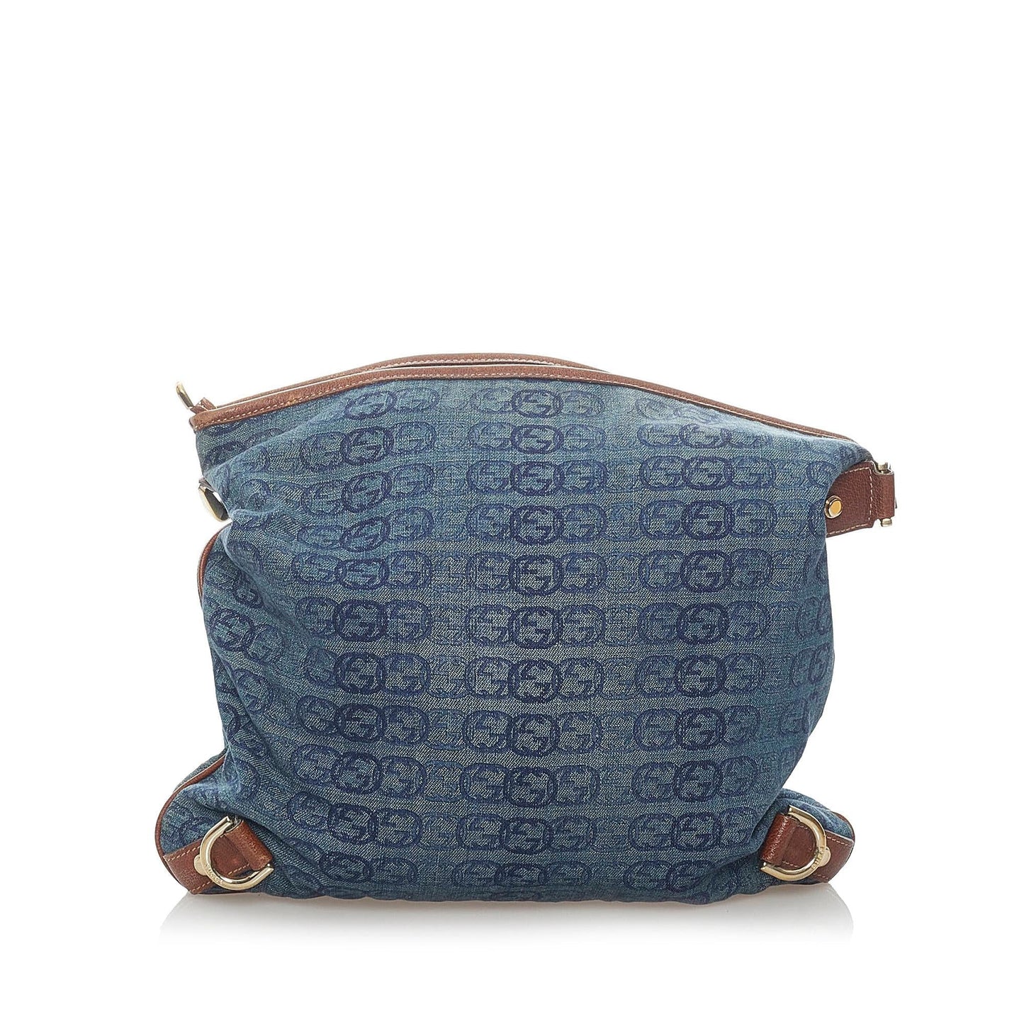 Gucci Abbey D-Ring Denim Crossbody Bag (SHG-31580)