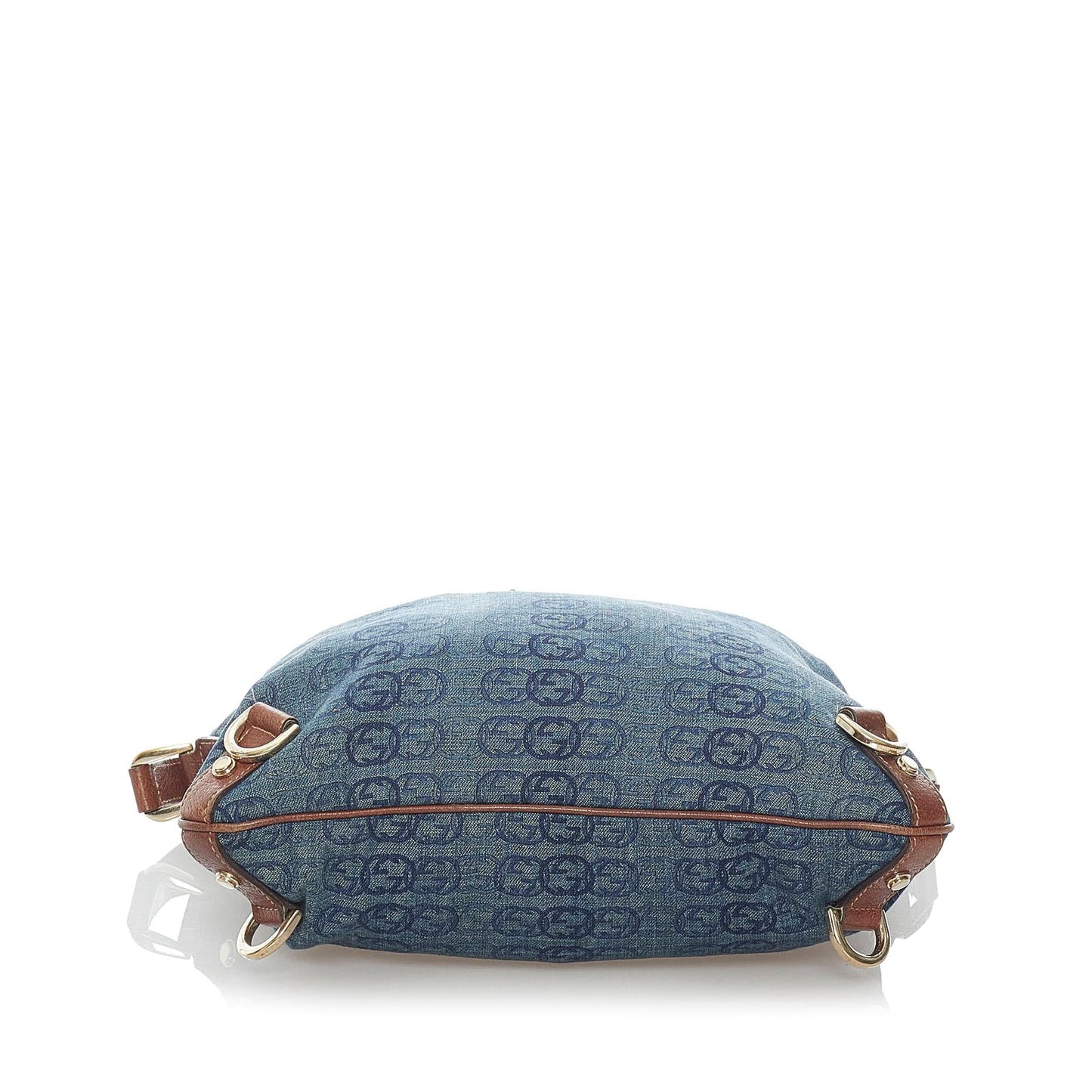 Gucci Abbey D-Ring Denim Crossbody Bag (SHG-31580)