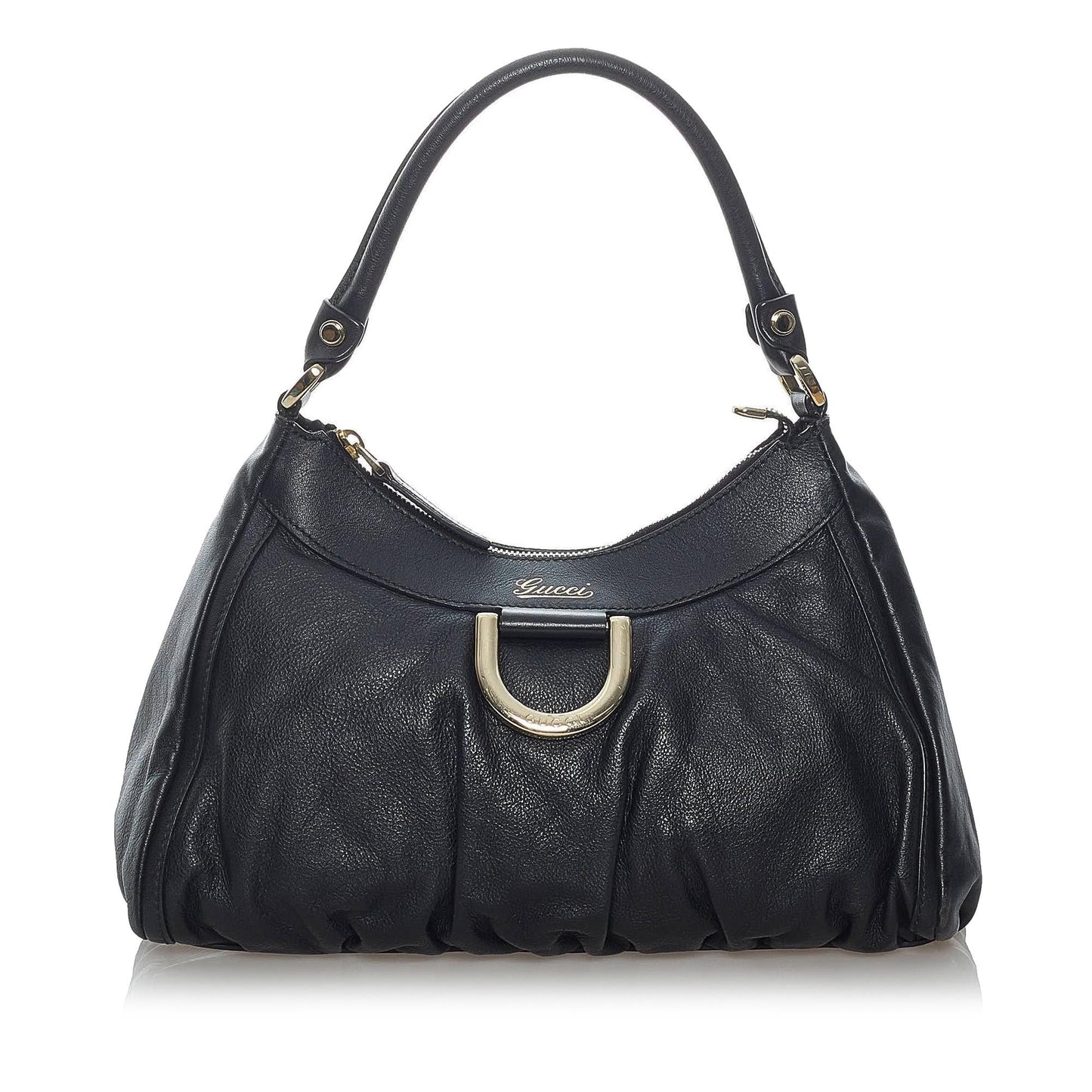 Gucci Abbey D-Ring Leather Shoulder Bag (SHG-30694)