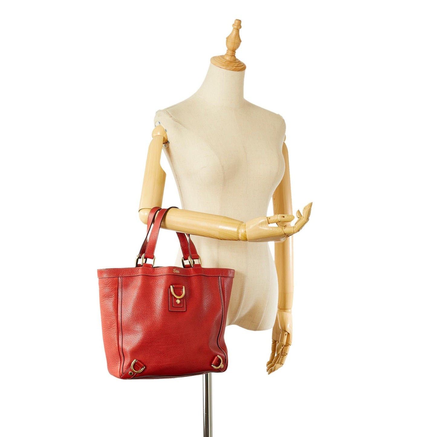 Gucci Abbey D-Ring Leather Tote Bag (SHG-21120)