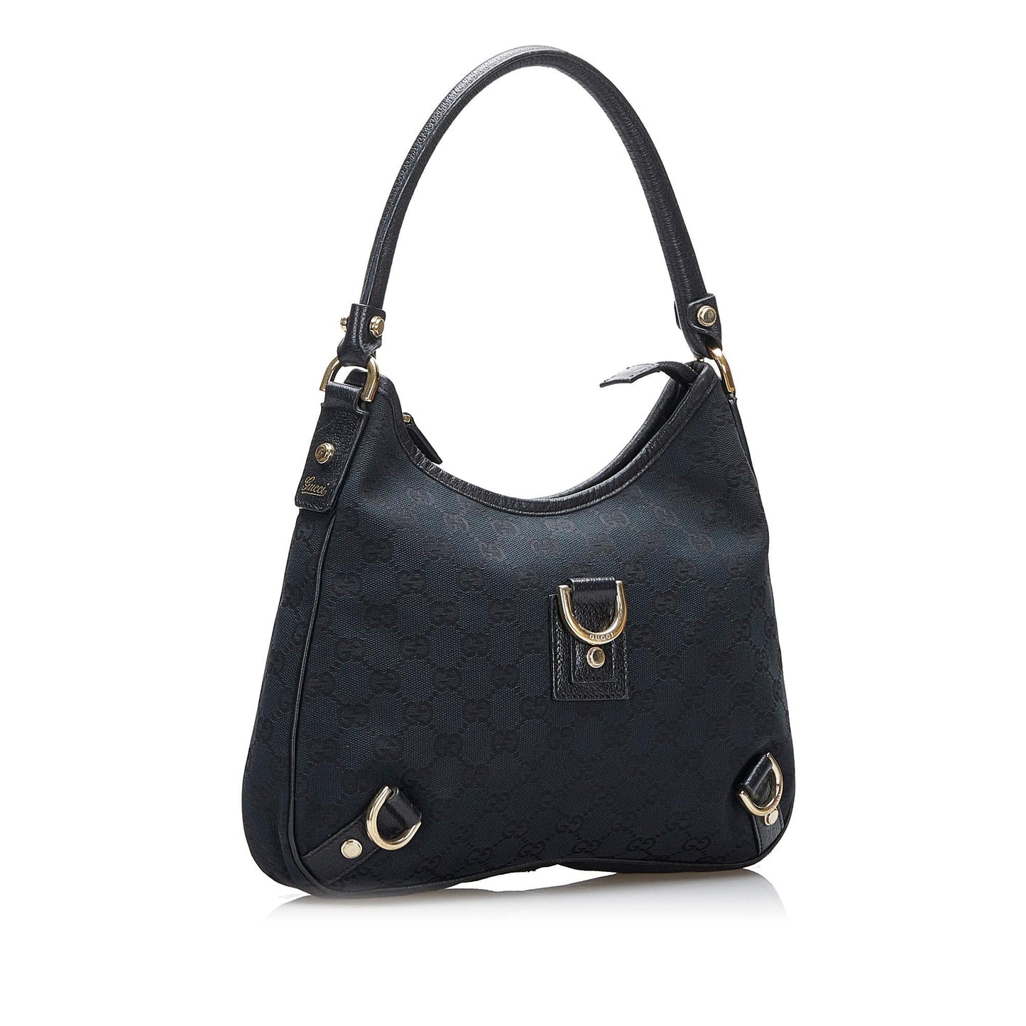 Gucci Abbey GG Canvas D-Ring Shoulder Bag (SHG-UQjKdn)