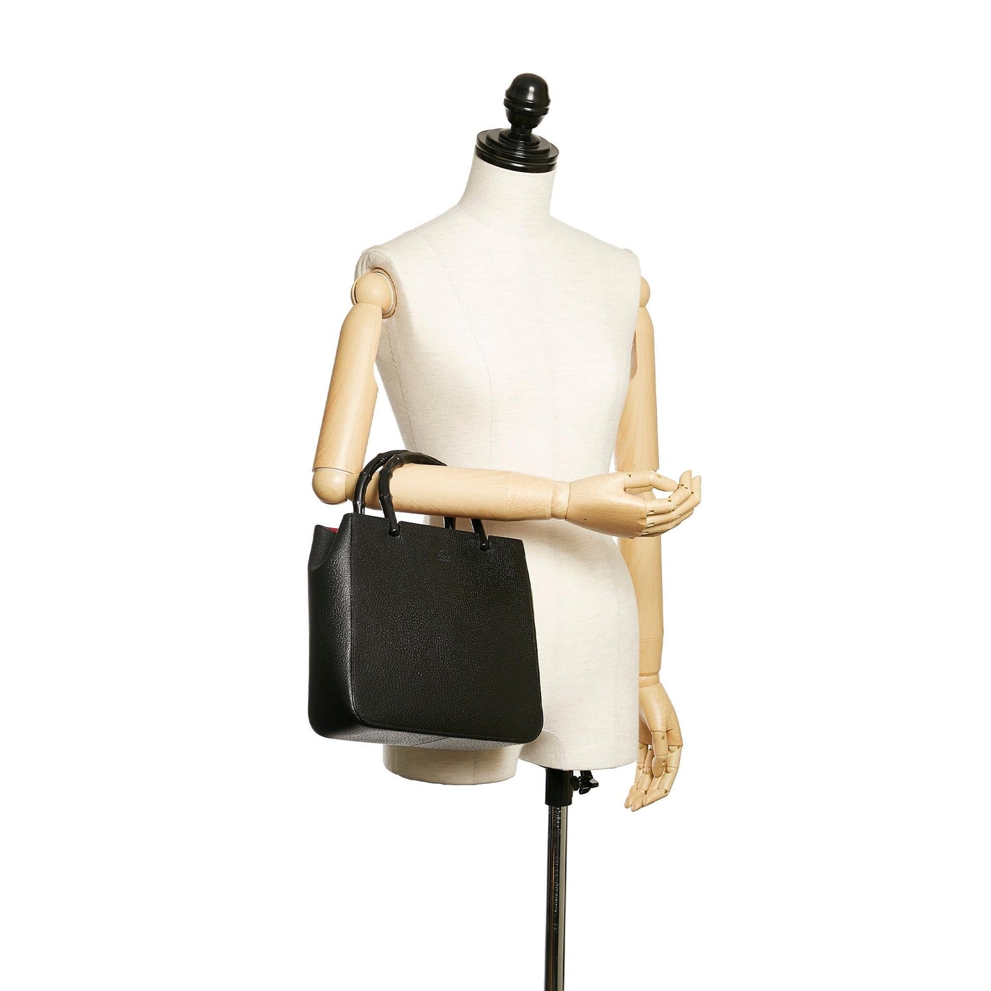 Gucci Bamboo Leather Handbag (SHG-29863)