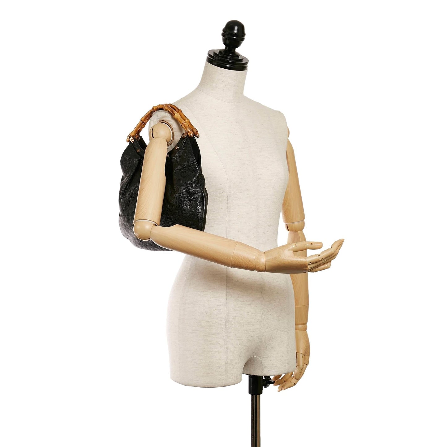 Gucci Bamboo Leather Handbag (SHG-30500)