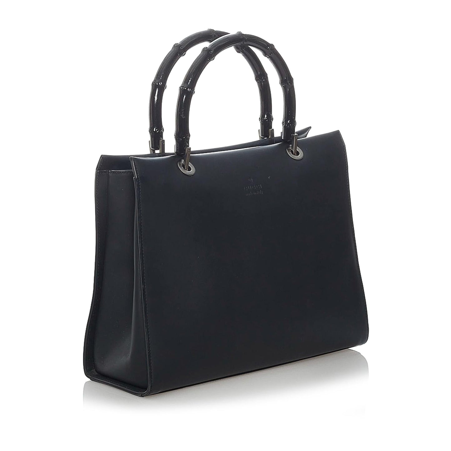 Gucci Bamboo Leather Satchel (SHG-29851)