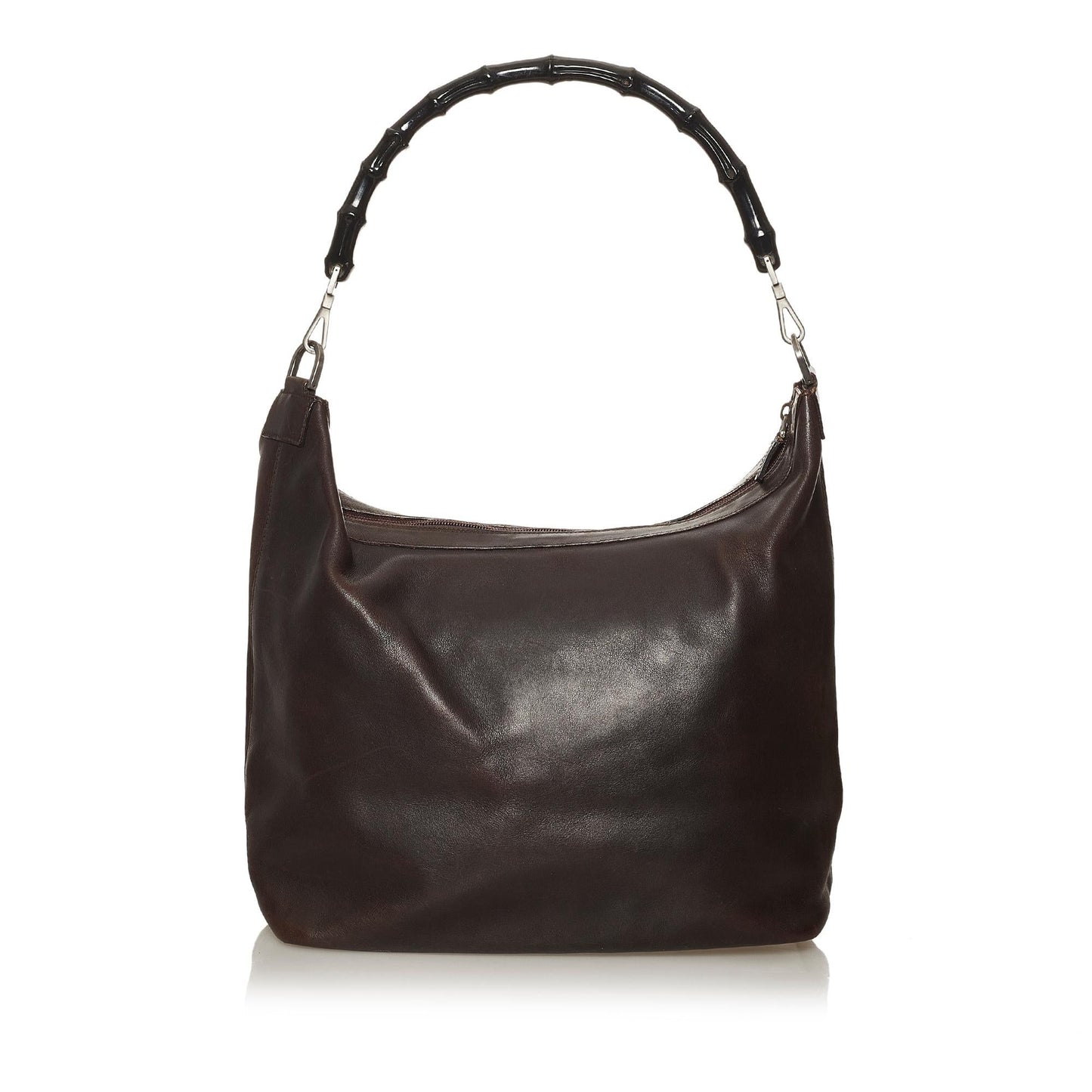 Gucci Bamboo Leather Shoulder Bag (SHG-29052)
