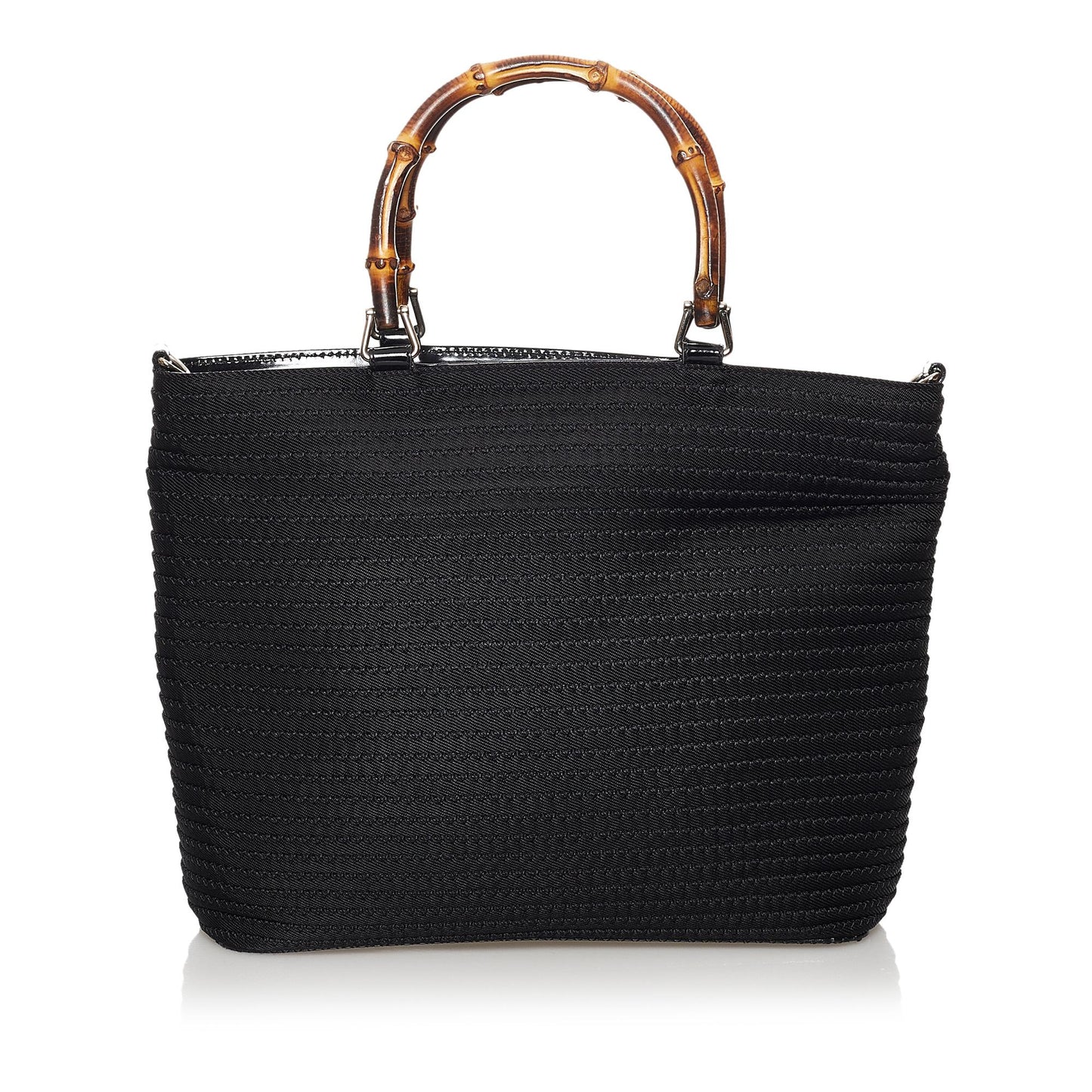 Gucci Bamboo Nylon Satchel (SHG-31009)