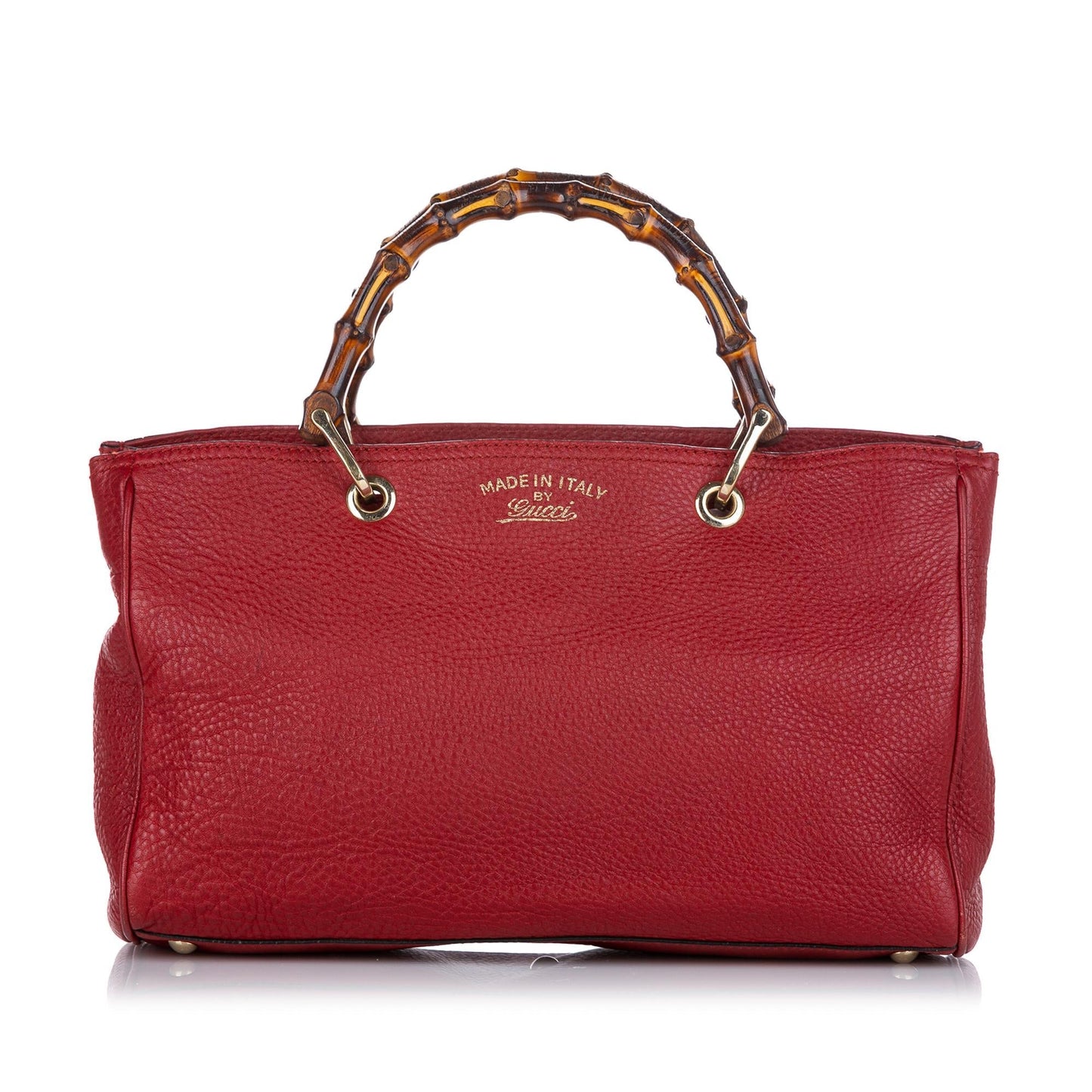 Gucci Bamboo Shopper Leather Satchel (SHG-23442)