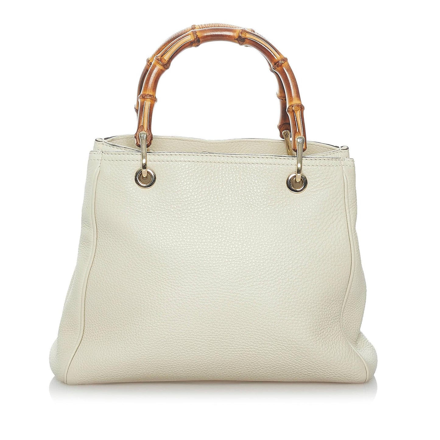 Gucci Bamboo Shopper Leather Satchel (SHG-30082)