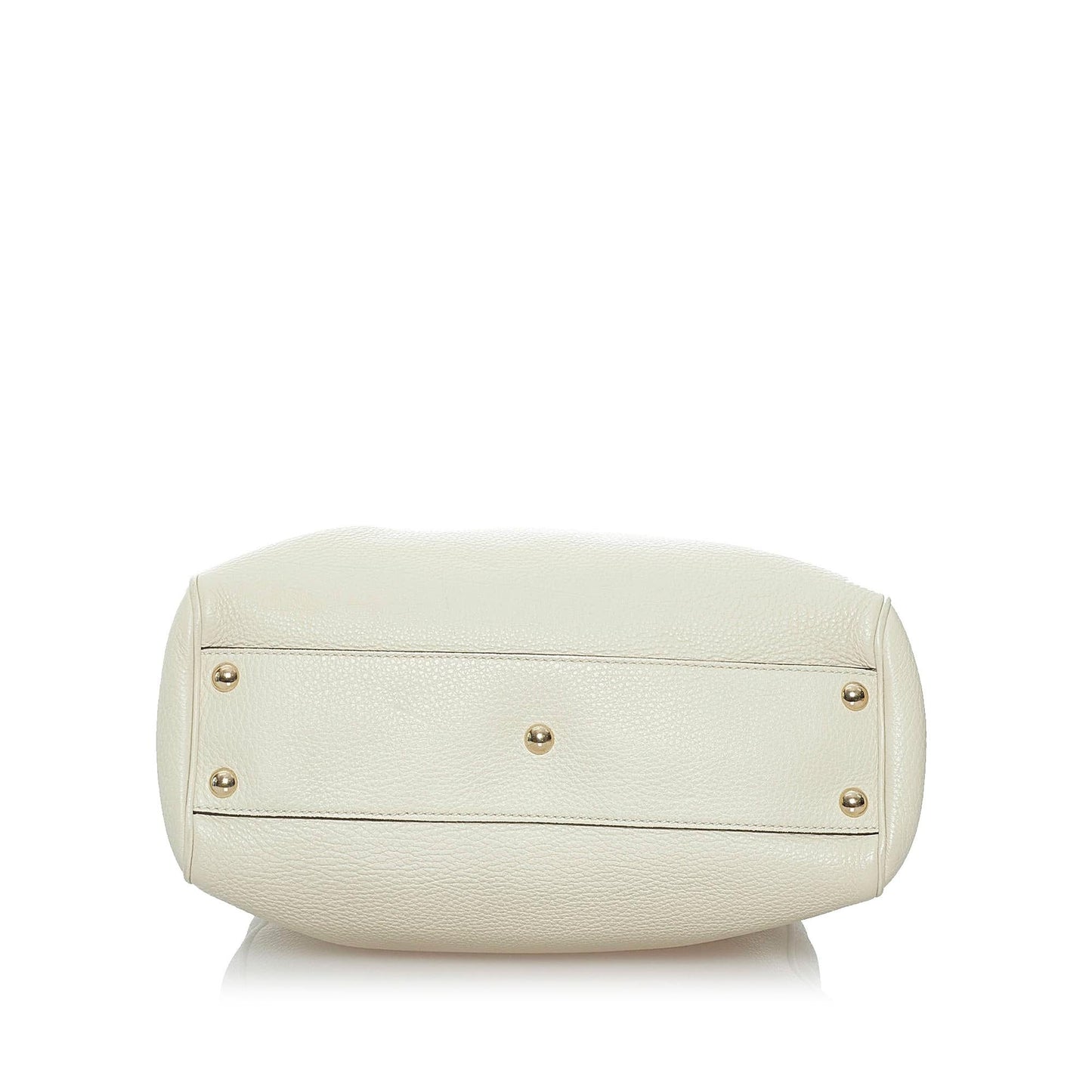 Gucci Bamboo Shopper Leather Satchel (SHG-30082)