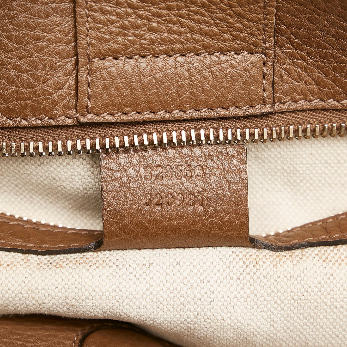 Gucci Bamboo Shopper Leather Satchel (SHG-31103)