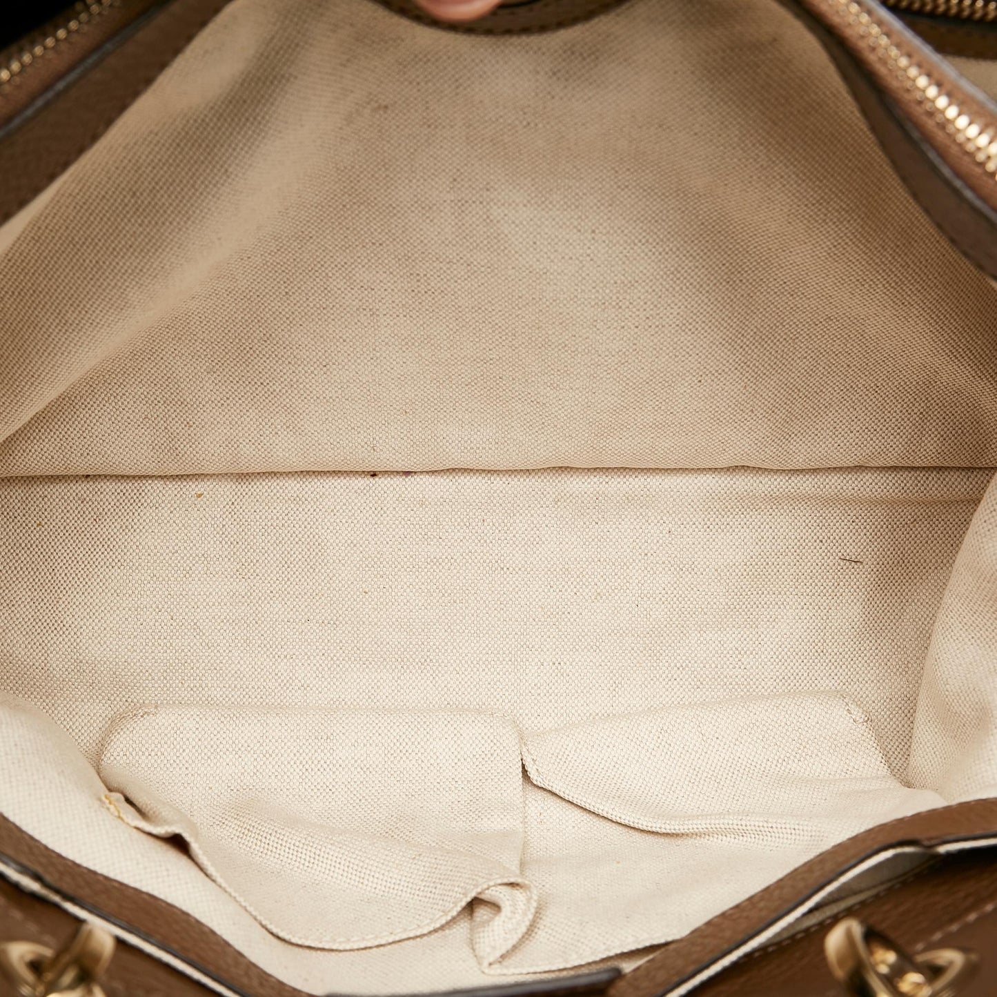 Gucci Bamboo Shopper Leather Satchel (SHG-31103)