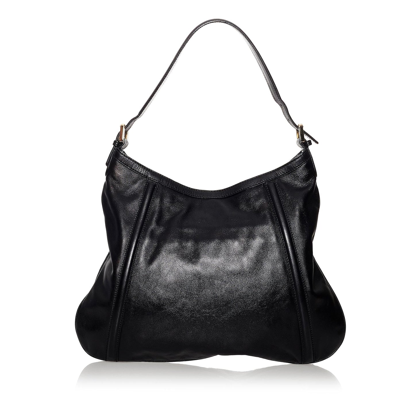 Gucci Britt Leather Shoulder Bag (SHG-30002)