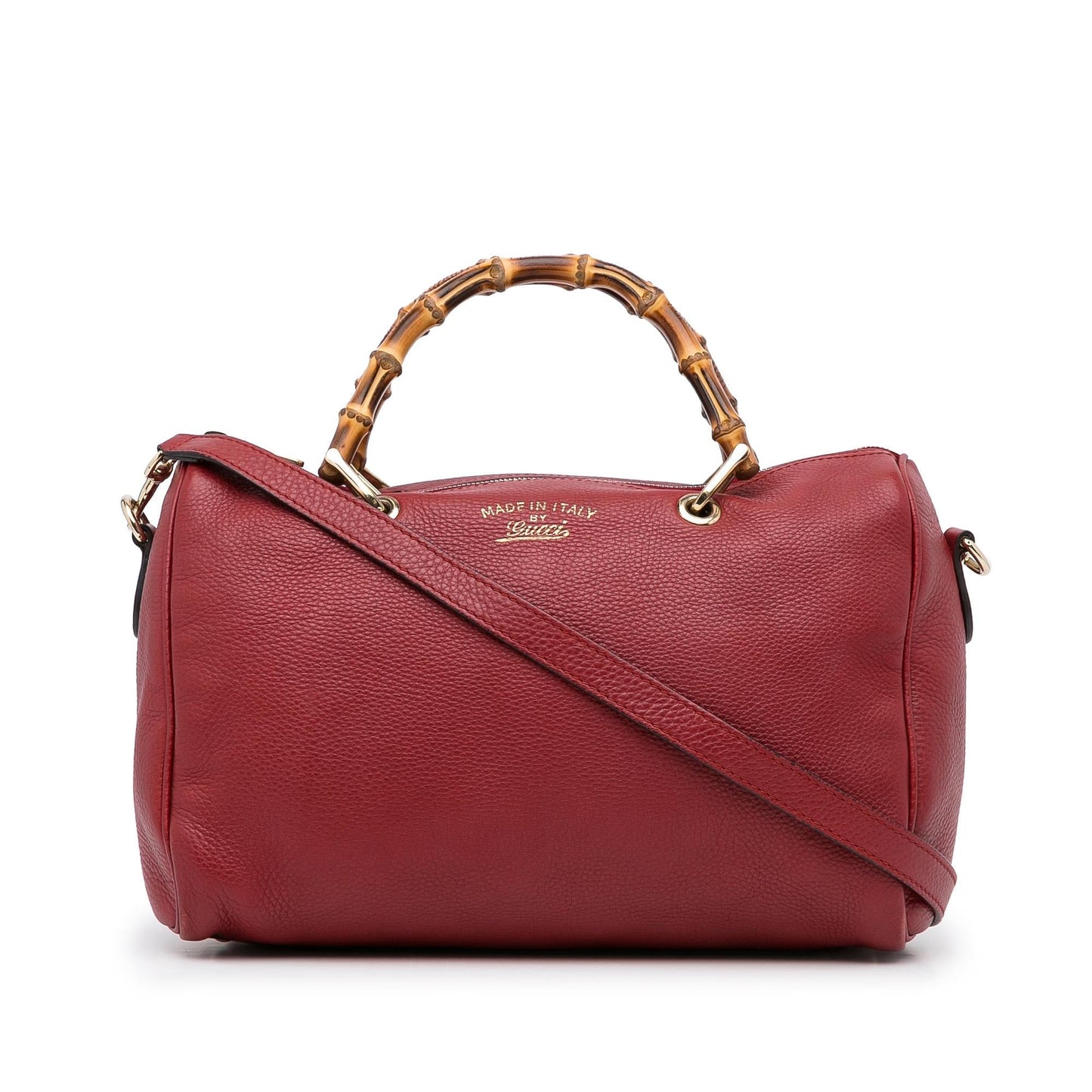 Gucci Calfskin Bamboo Shopper Boston (SHG-5nu9zh)