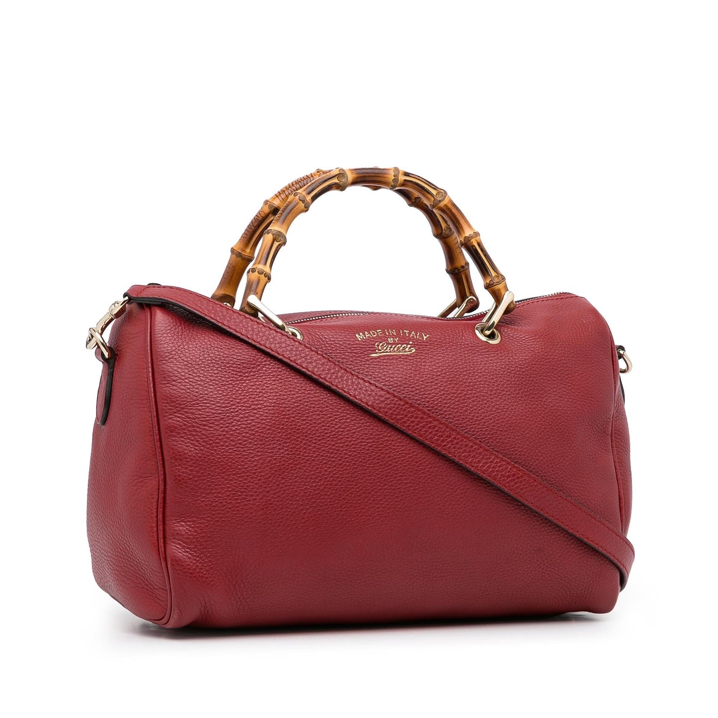 Gucci Calfskin Bamboo Shopper Boston (SHG-5nu9zh)