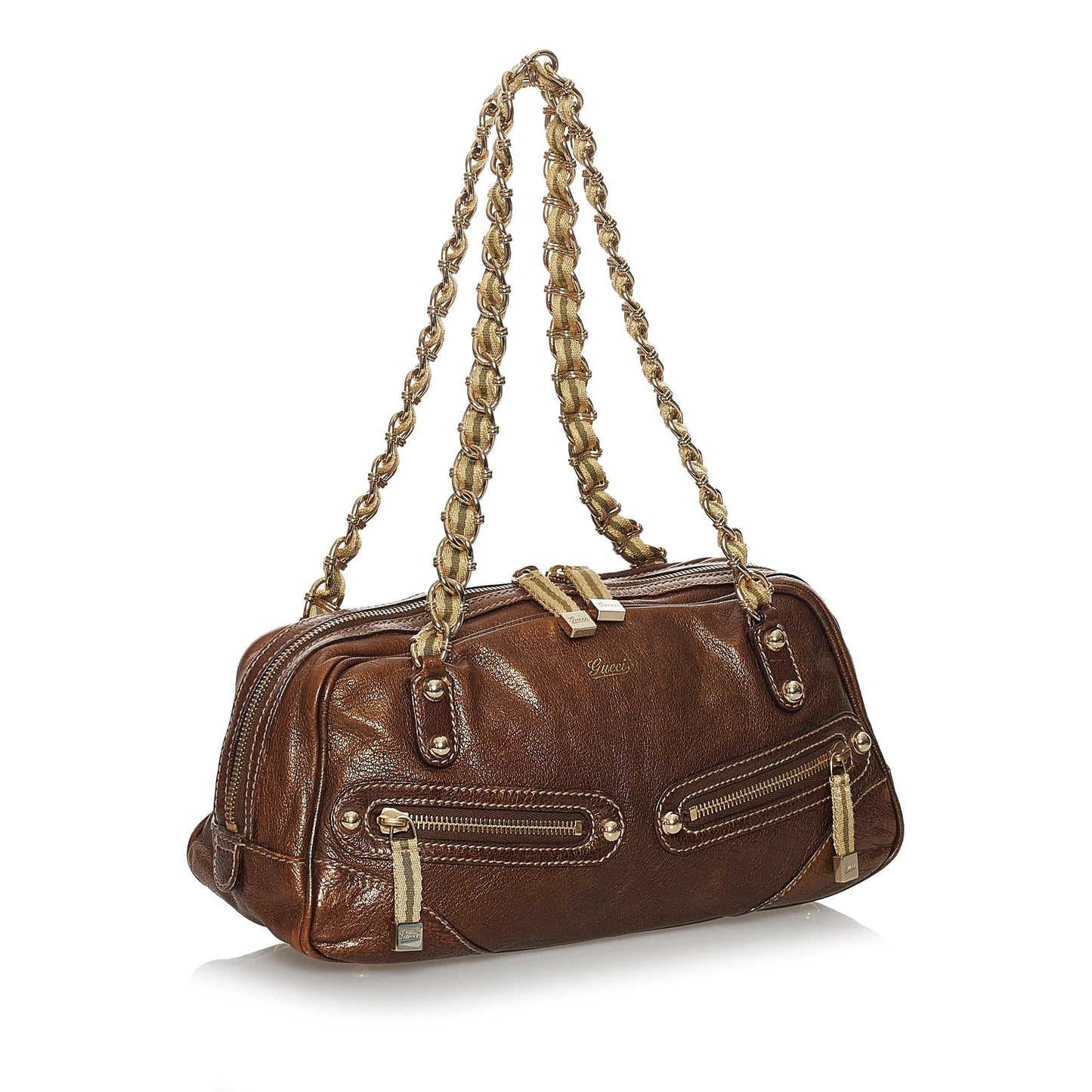 Gucci Capri Leather Shoulder Bag (SHG-31254)