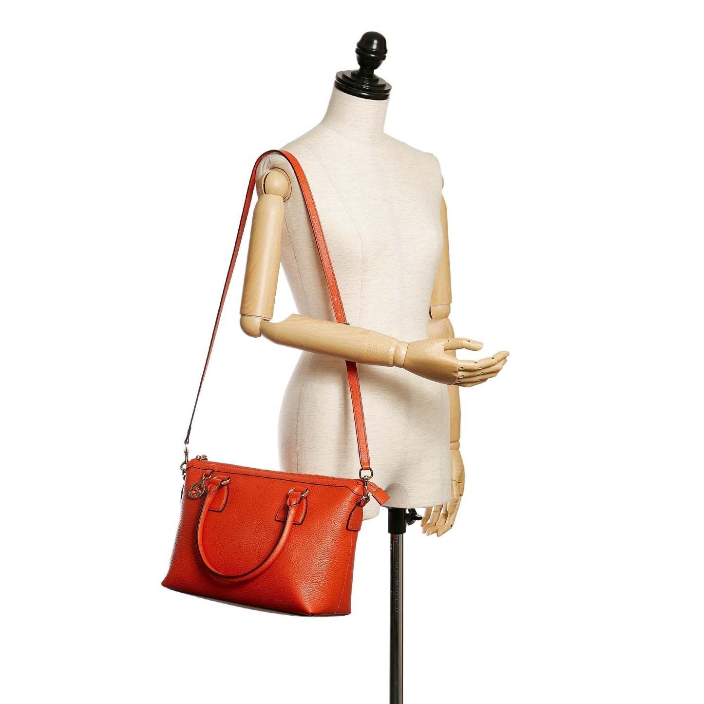 Gucci Charmy Leather Satchel (SHG-31066)