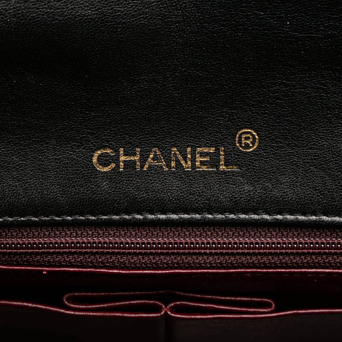 Black Chanel CC Quilted Lambskin Full Flap Crossbody Bag