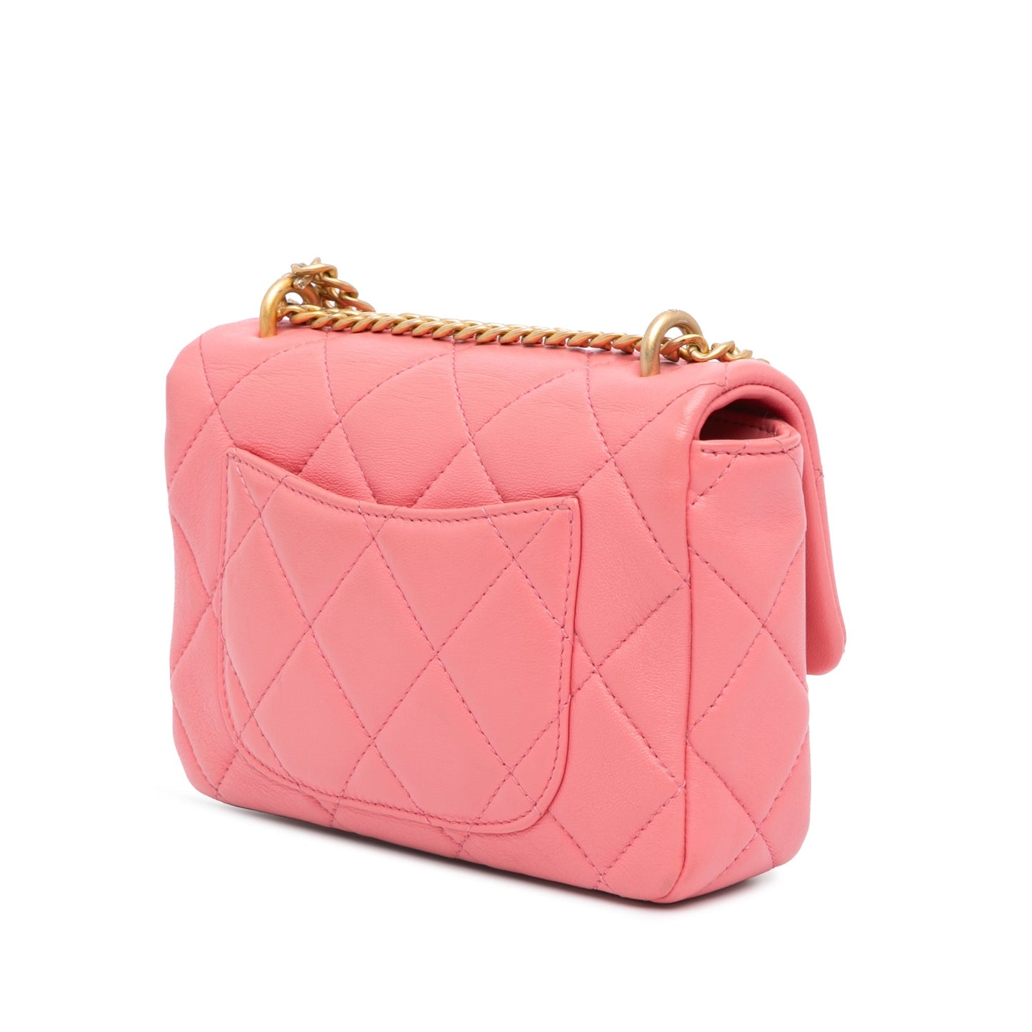 Chanel Sac Mini Lambskin Pending CC Flap