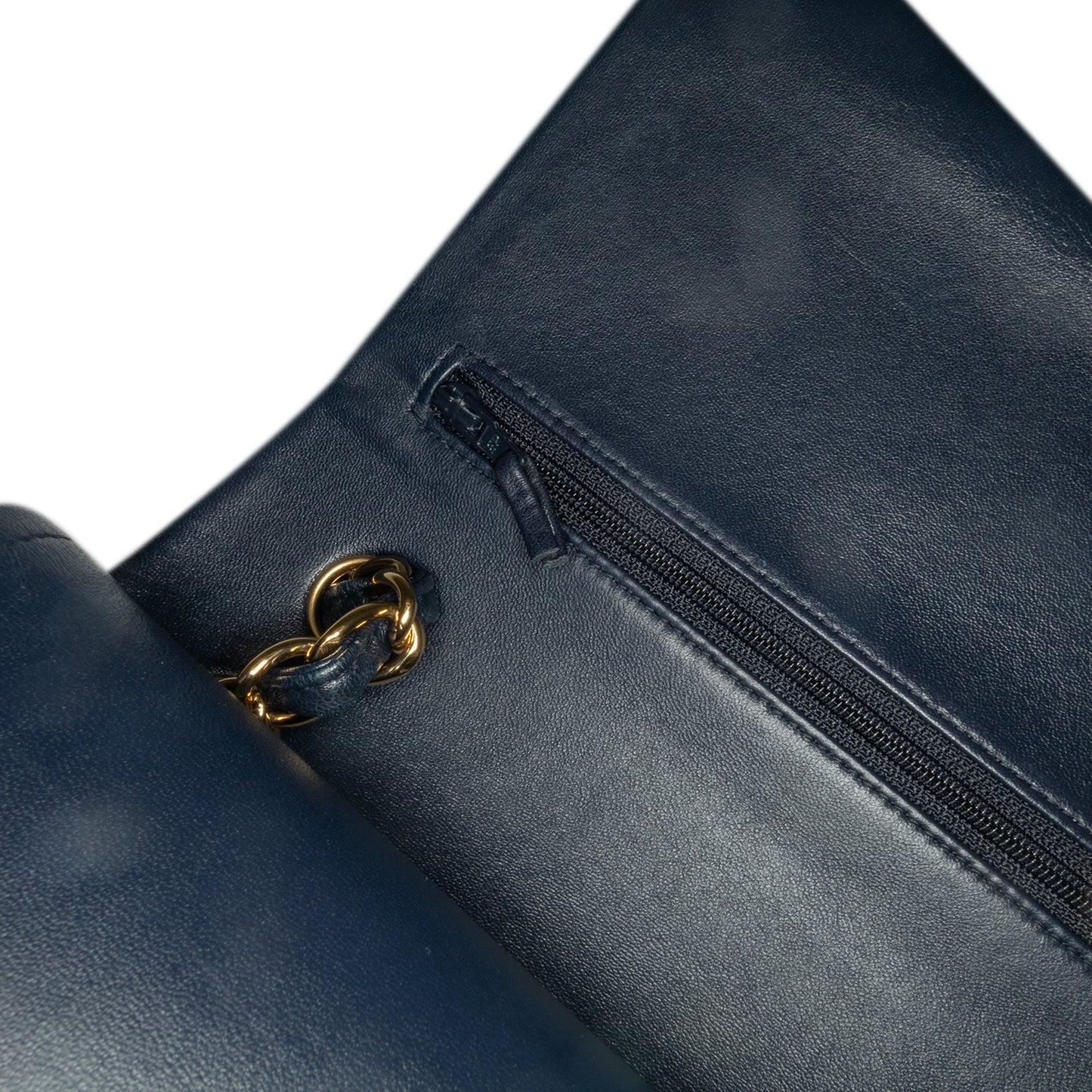 Black Chanel Jumbo Classic Lambskin Double Flap Shoulder Bag