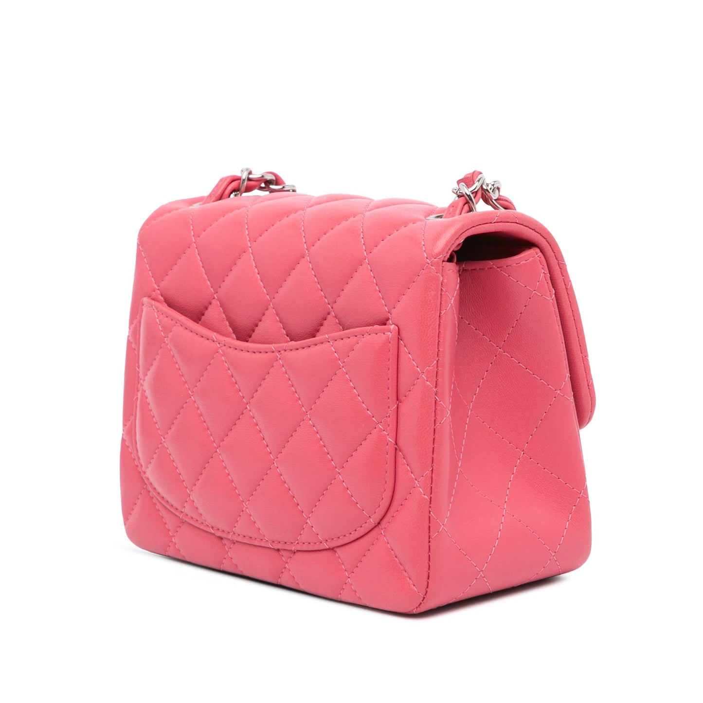 Chanel Sac Mini Square Classic Lambskin Single Flap