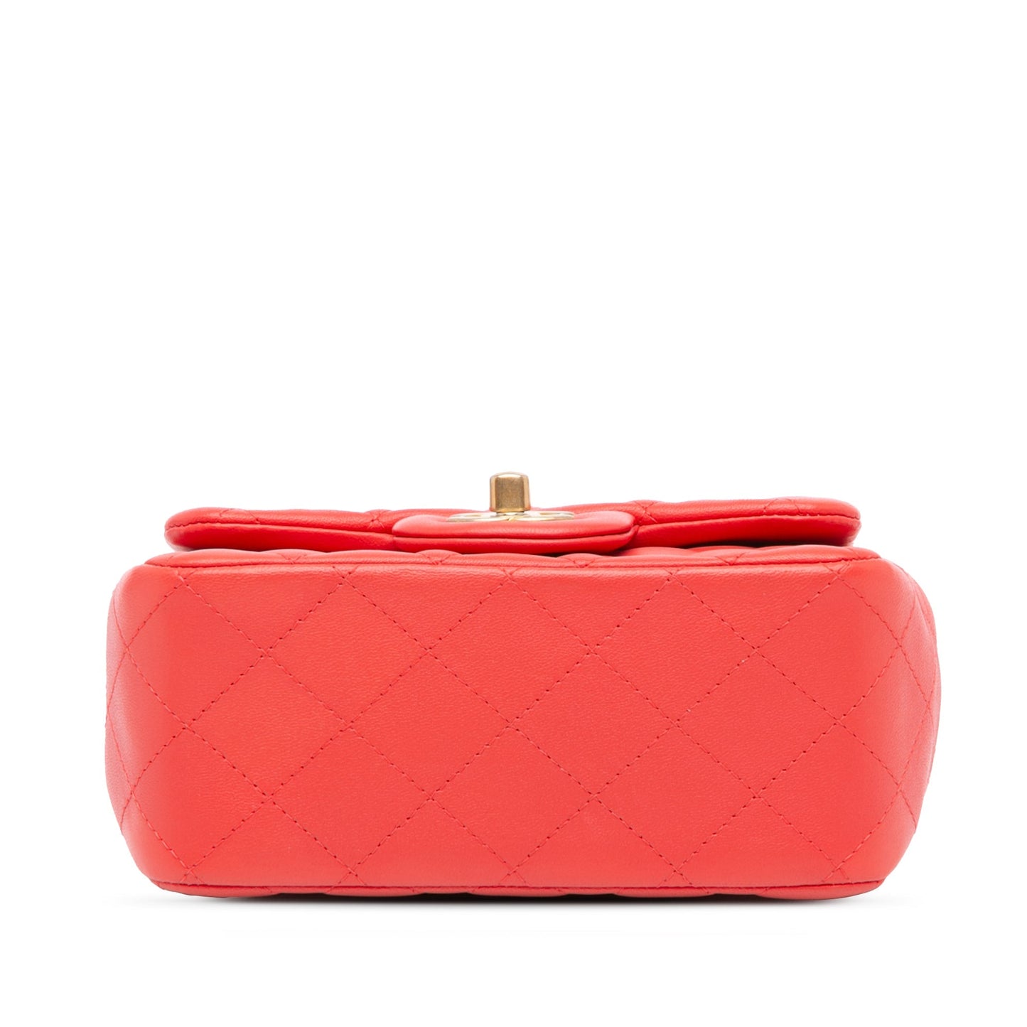 Chanel Sac Mini Square Classic Lambskin Single Flap