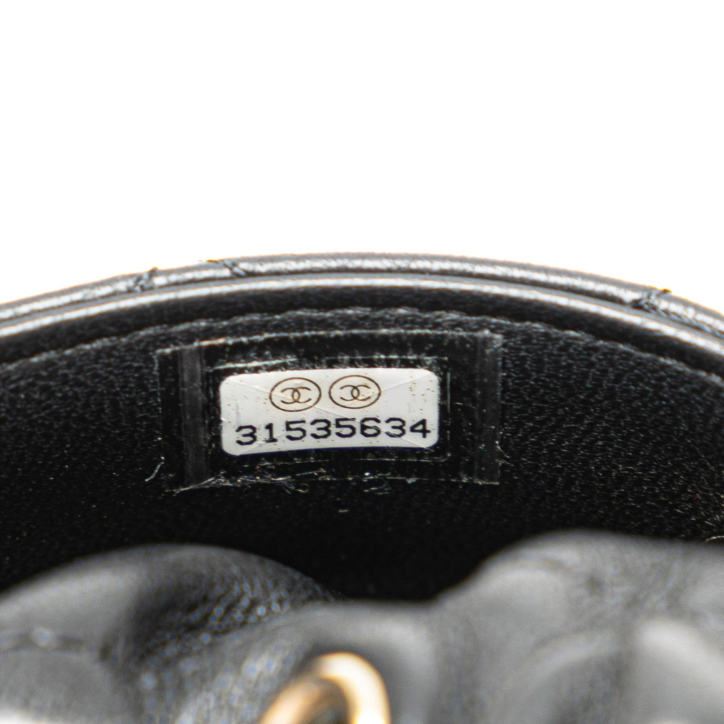 Black Chanel Micro CC Quilted Calfskin Drawstring Bucket Bag